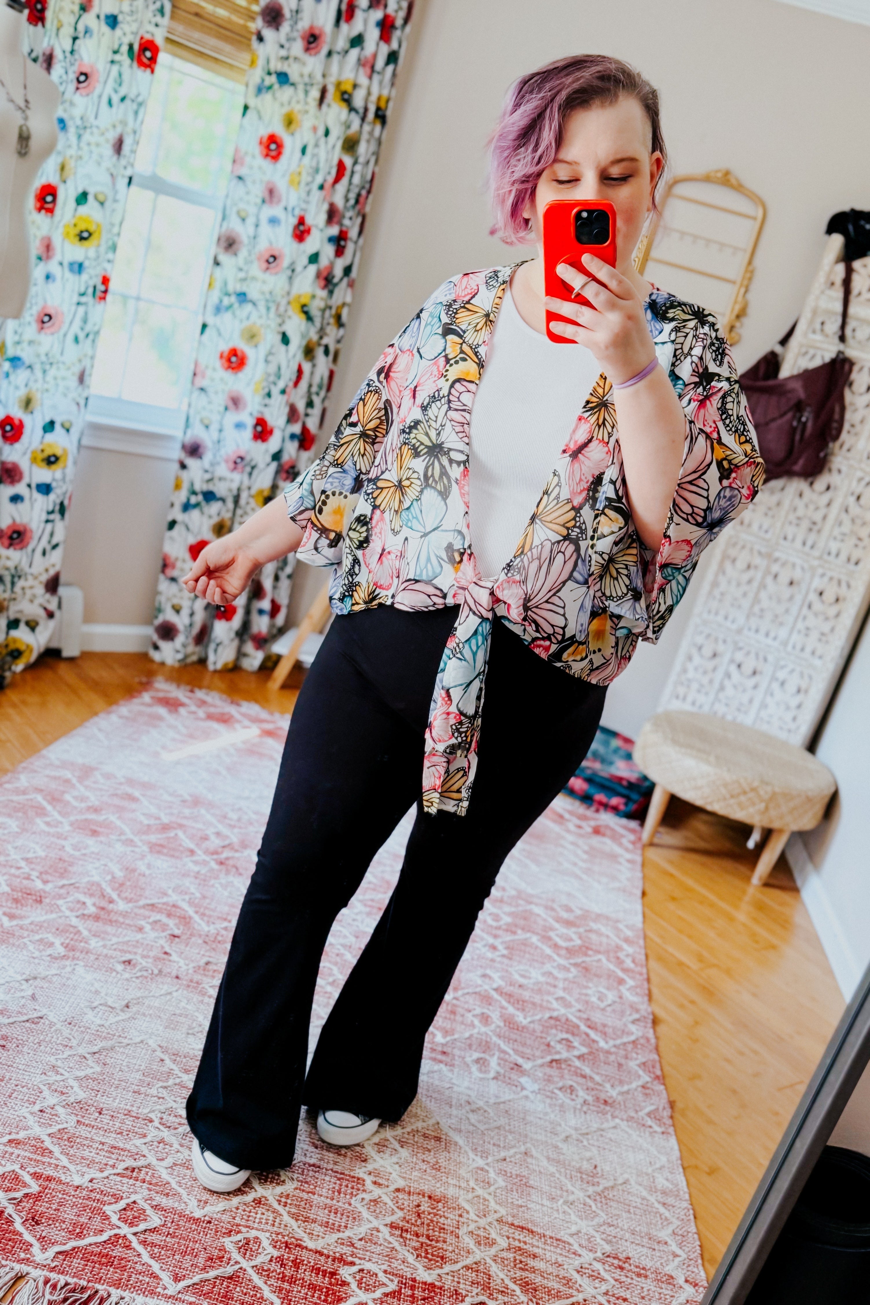 My Darling Valentina Front Tie Blouse