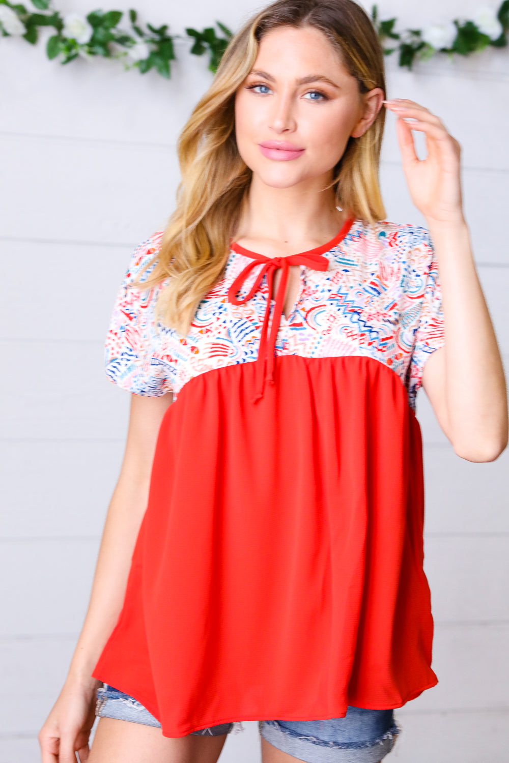 Set For Days Dolman Top - Atomic Wildflower