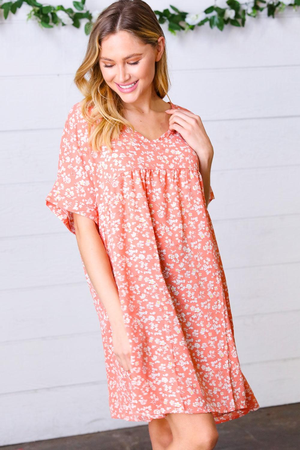 Well This Is Love Floral Dolman Dress