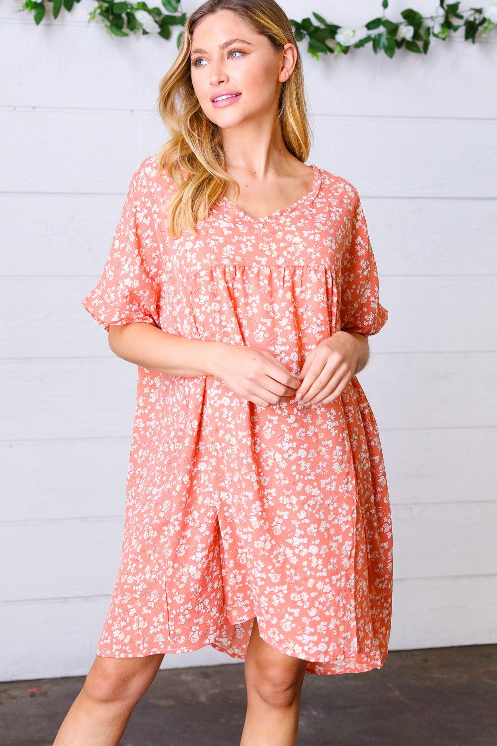 Well This Is Love Floral Dolman Dress