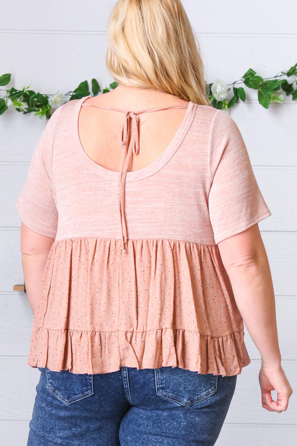 Misty Morning Tie Back Top - Atomic Wildflower
