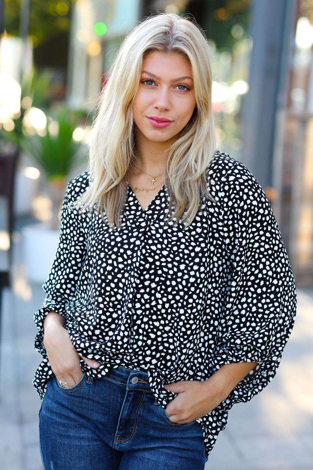 Dottie May V Neck Top