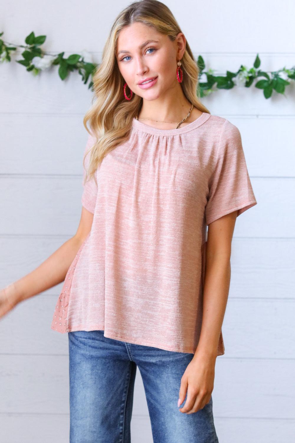 Misty Morning Tie Back Top - Atomic Wildflower