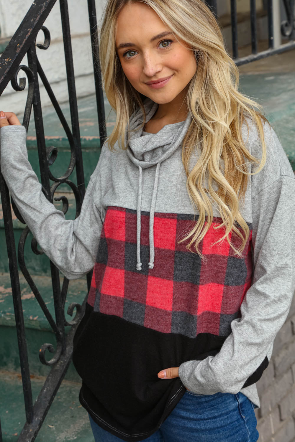 Buffalo Stance Turtleneck Top