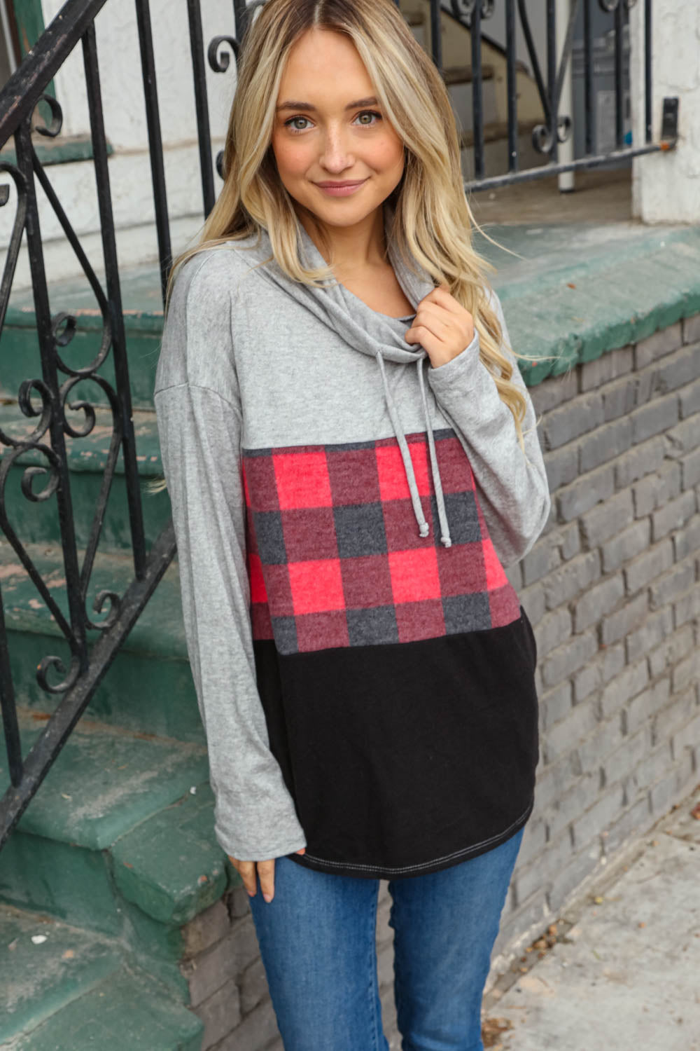 Buffalo Stance Turtleneck Top