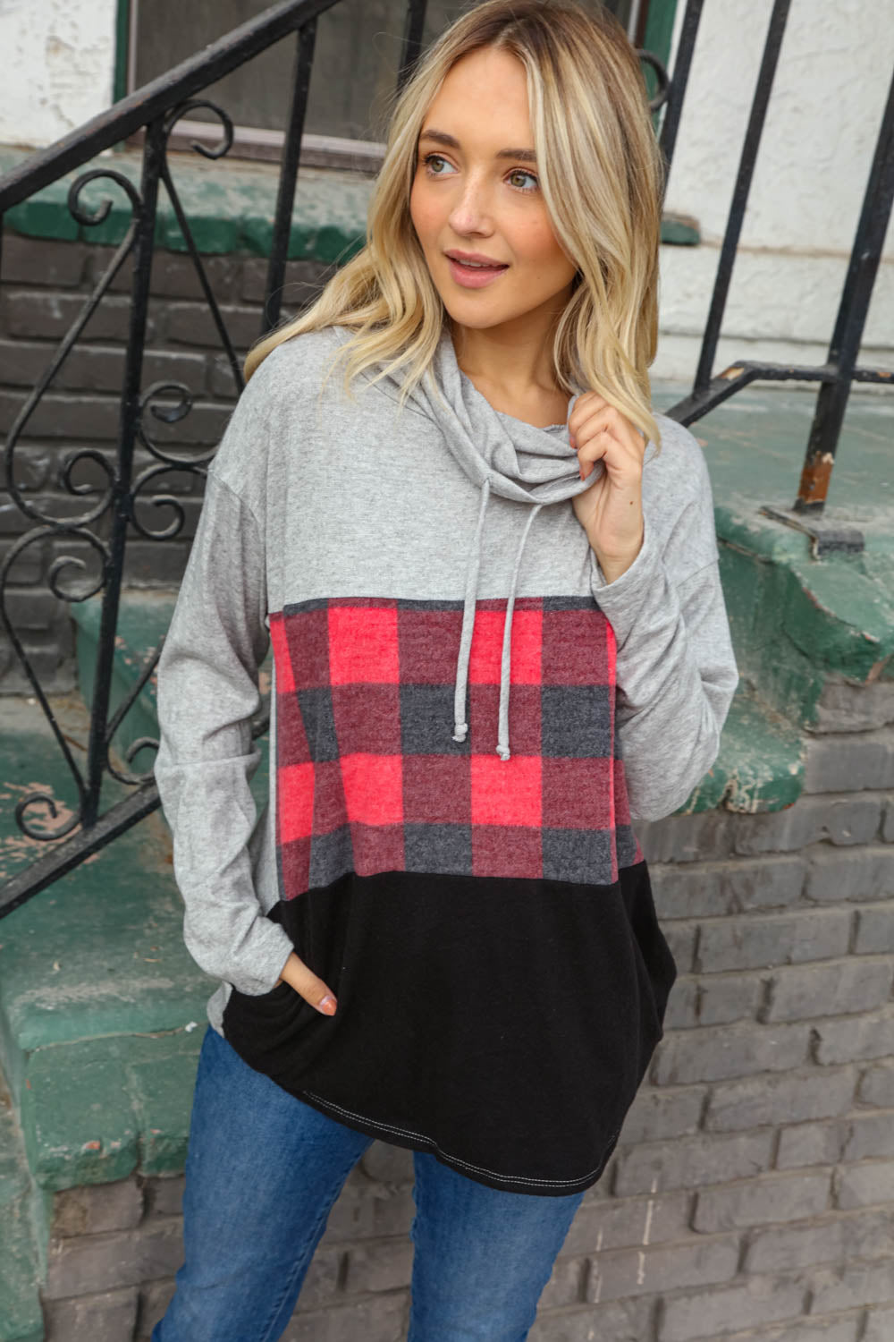 Buffalo Stance Turtleneck Top