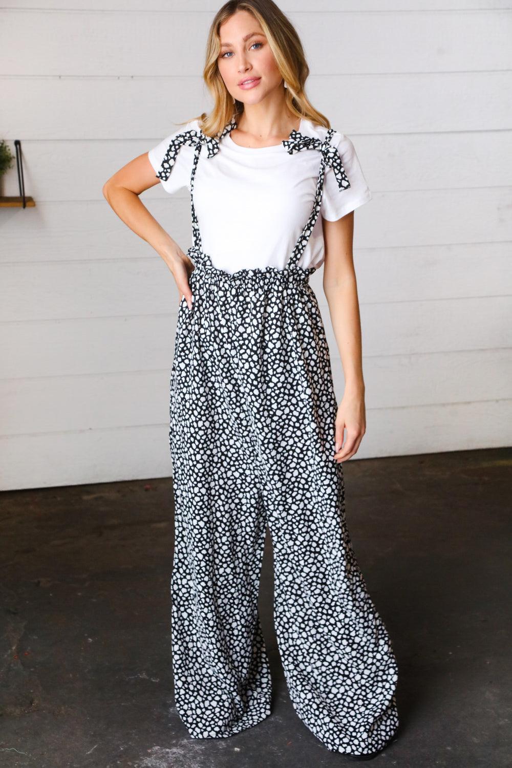I Want It Wide Leg Frilled Jumpsuit - Atomic Wildflower