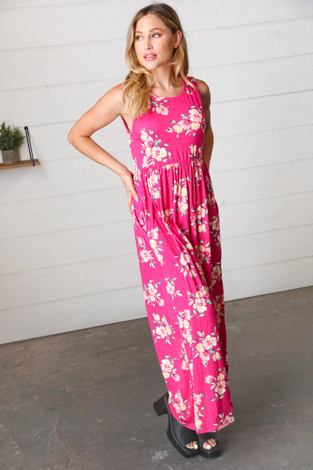 Feelin It Sleeveless Maxi Dress