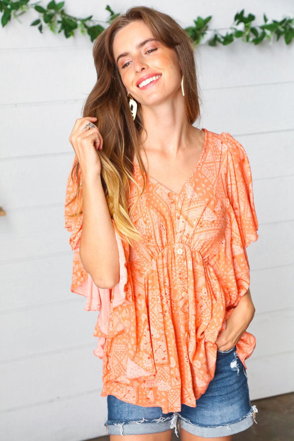 All Too Well Ruffle Top - Atomic Wildflower