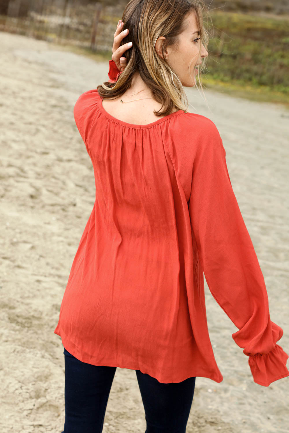 Singing In The Rain Babydoll Woven Top