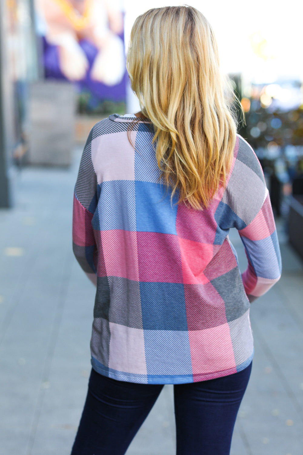 Weekend Ready Checker Plaid Top