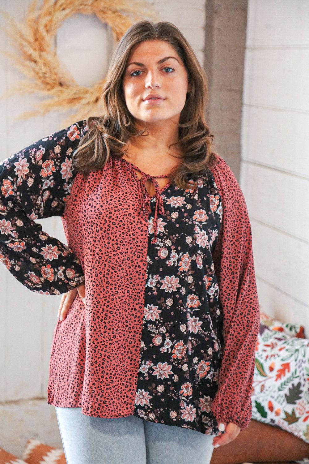 Wildflower Pattern Block Top - Atomic Wildflower