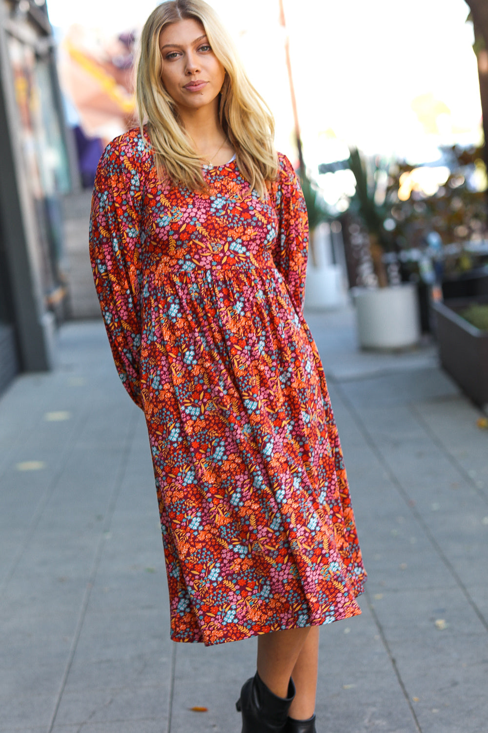 Ruth Ditzy Floral Midi Dress