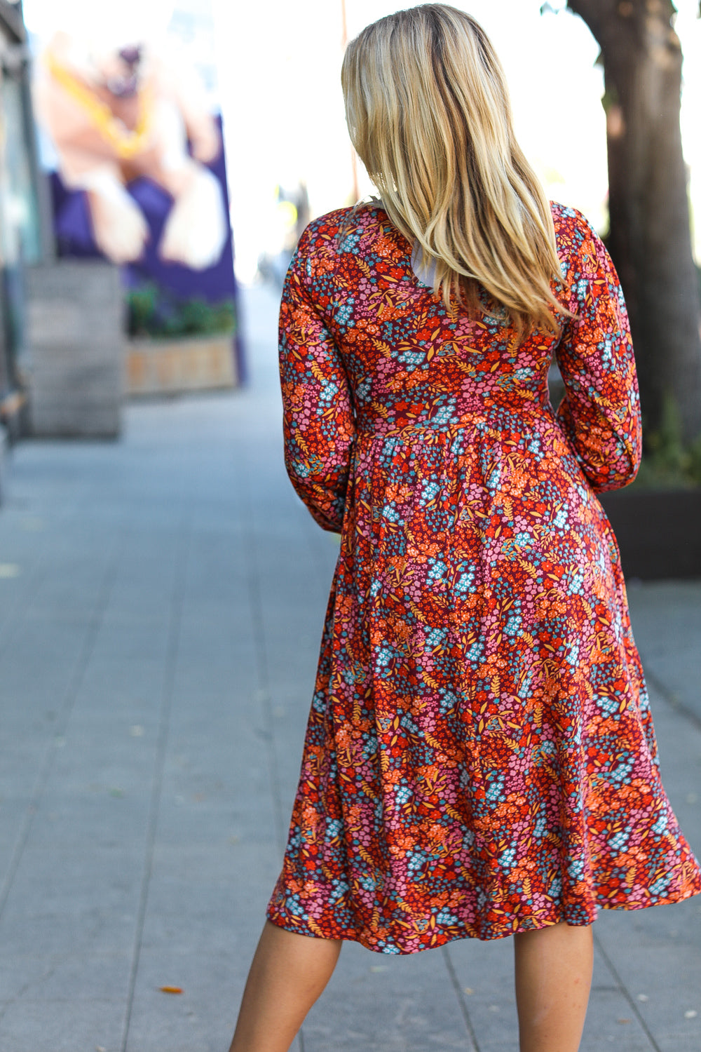Ruth Ditzy Floral Midi Dress