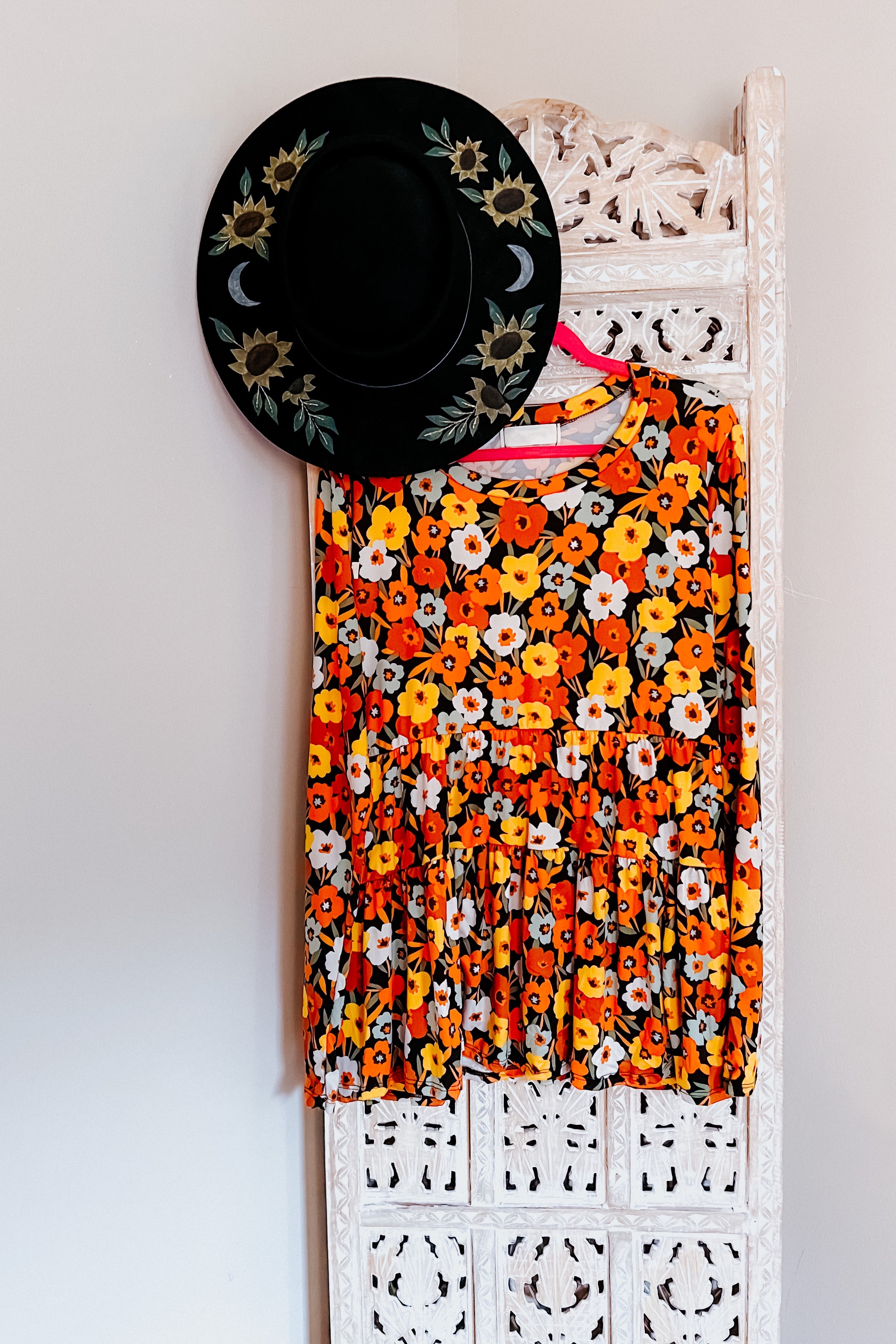 Nostalgic Floral Tiered Babydoll Top