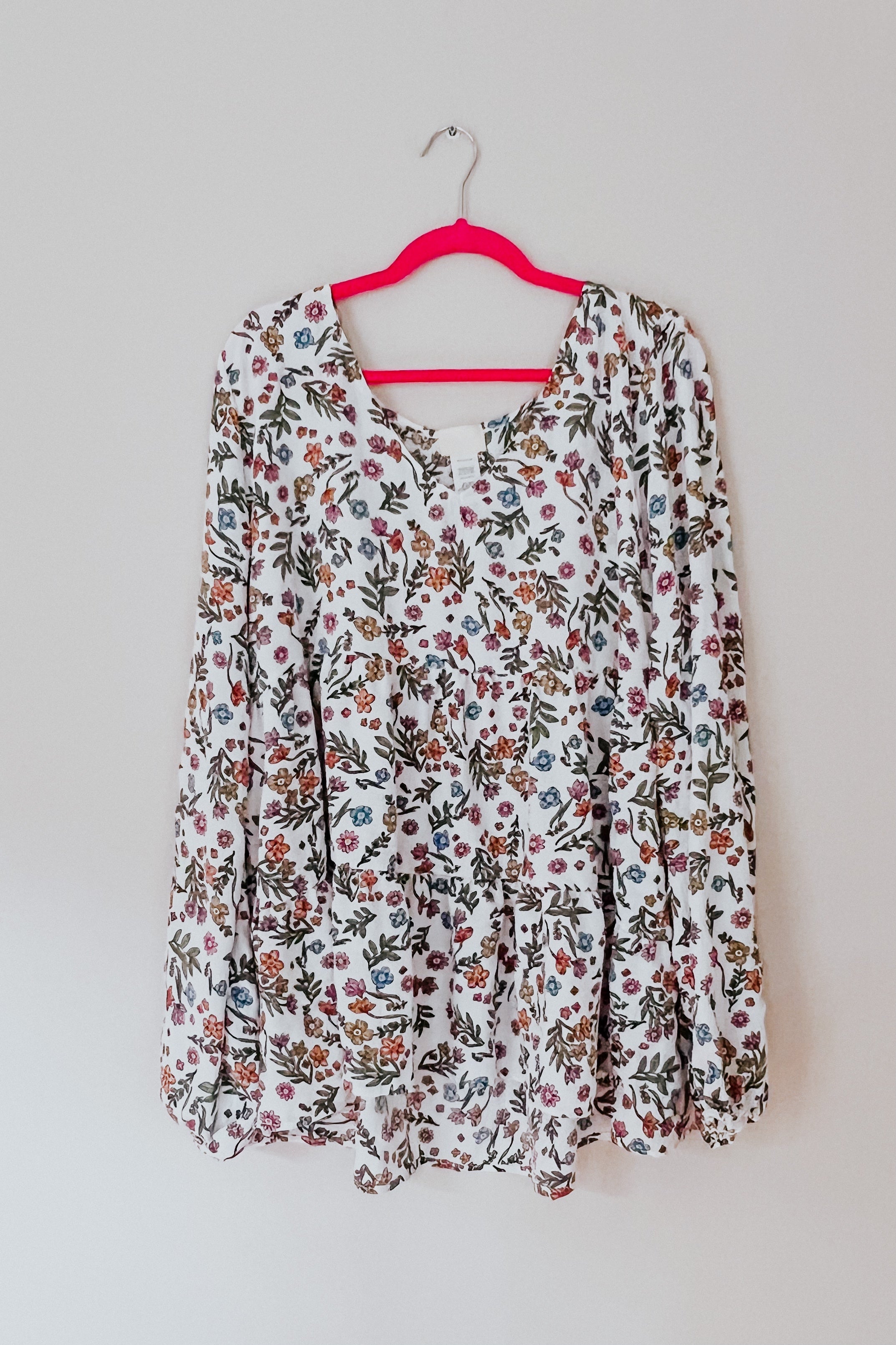 I Think I Can V-Neck Floral Top