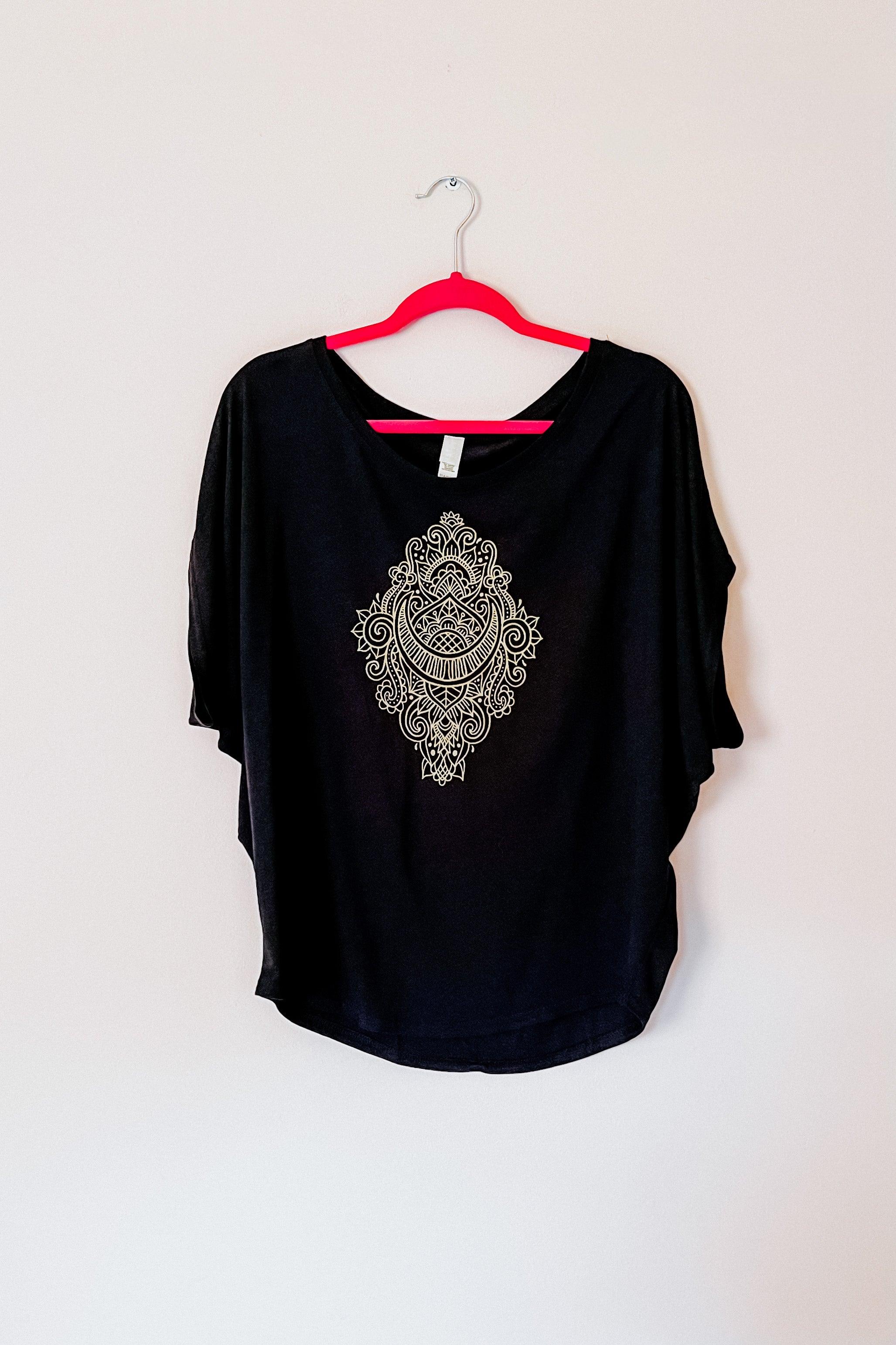 Moon Magic Bamboo Dolman Top - Atomic Wildflower