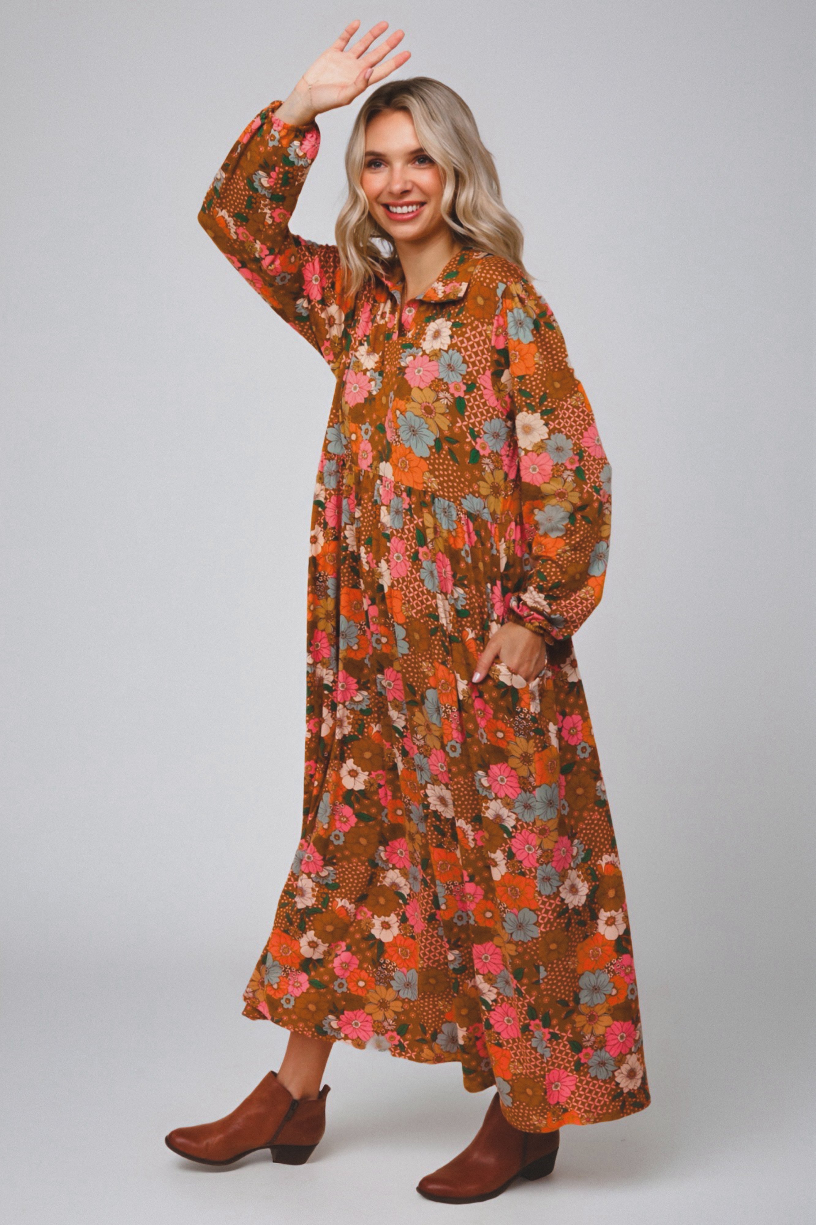 Groovy Garden Maxi Dress