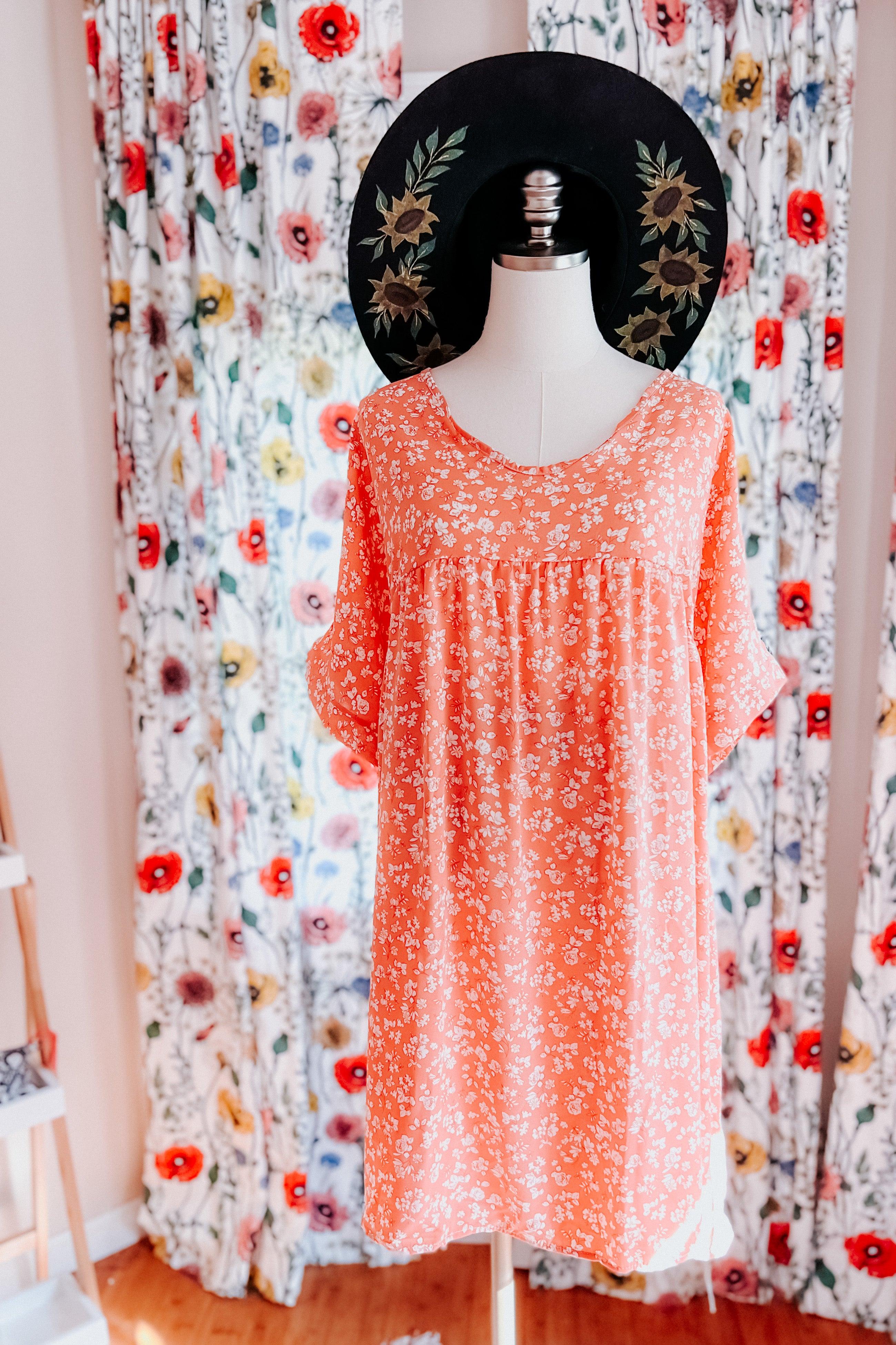 Well This Is Love Floral Dolman Dress