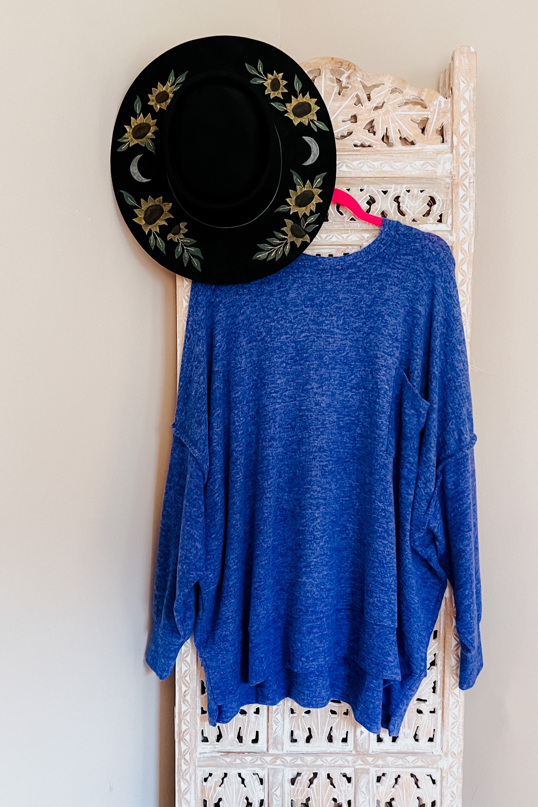Now's The Time Mélange Sweater • Blue