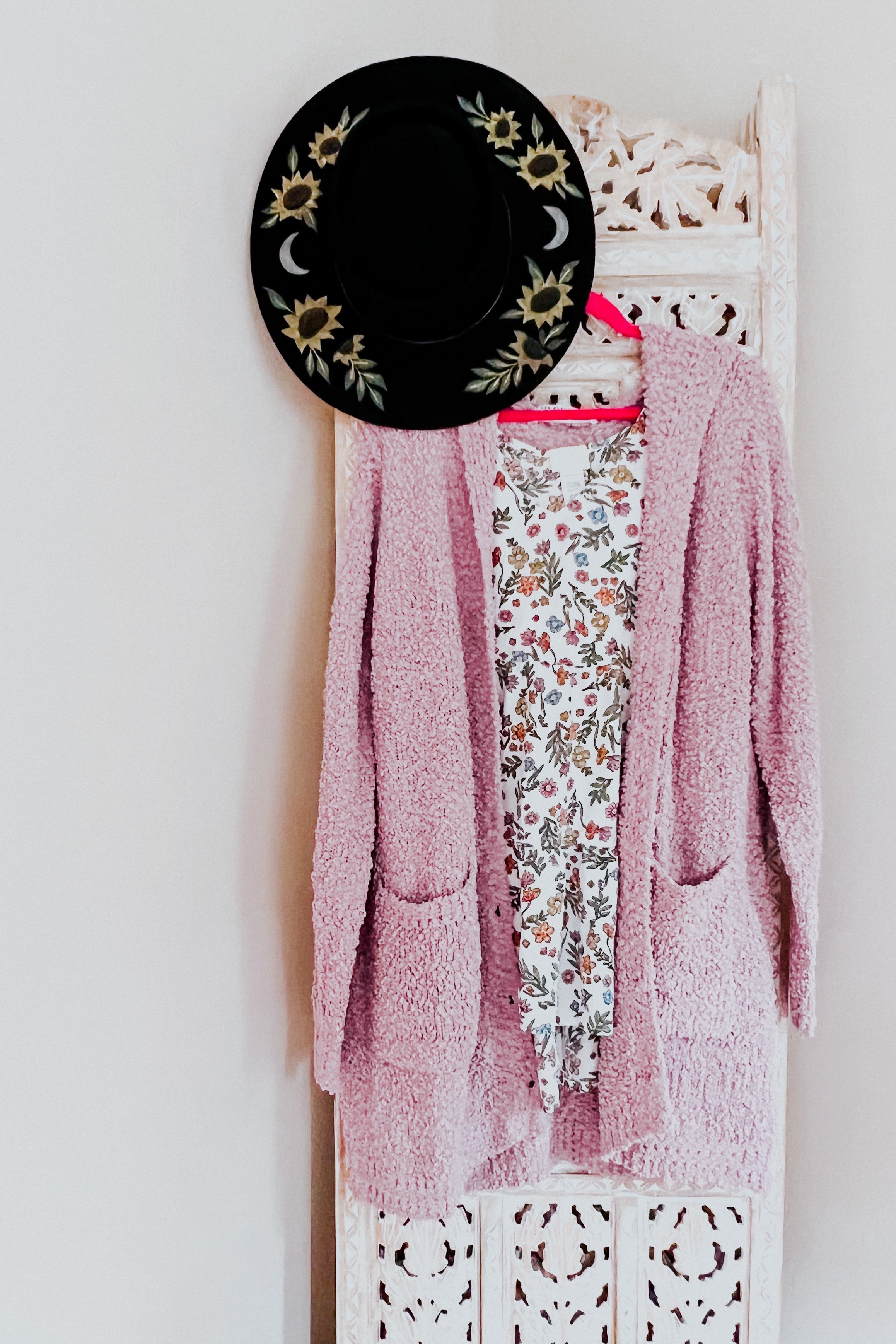 Soft Wisteria Hooded Cardigan