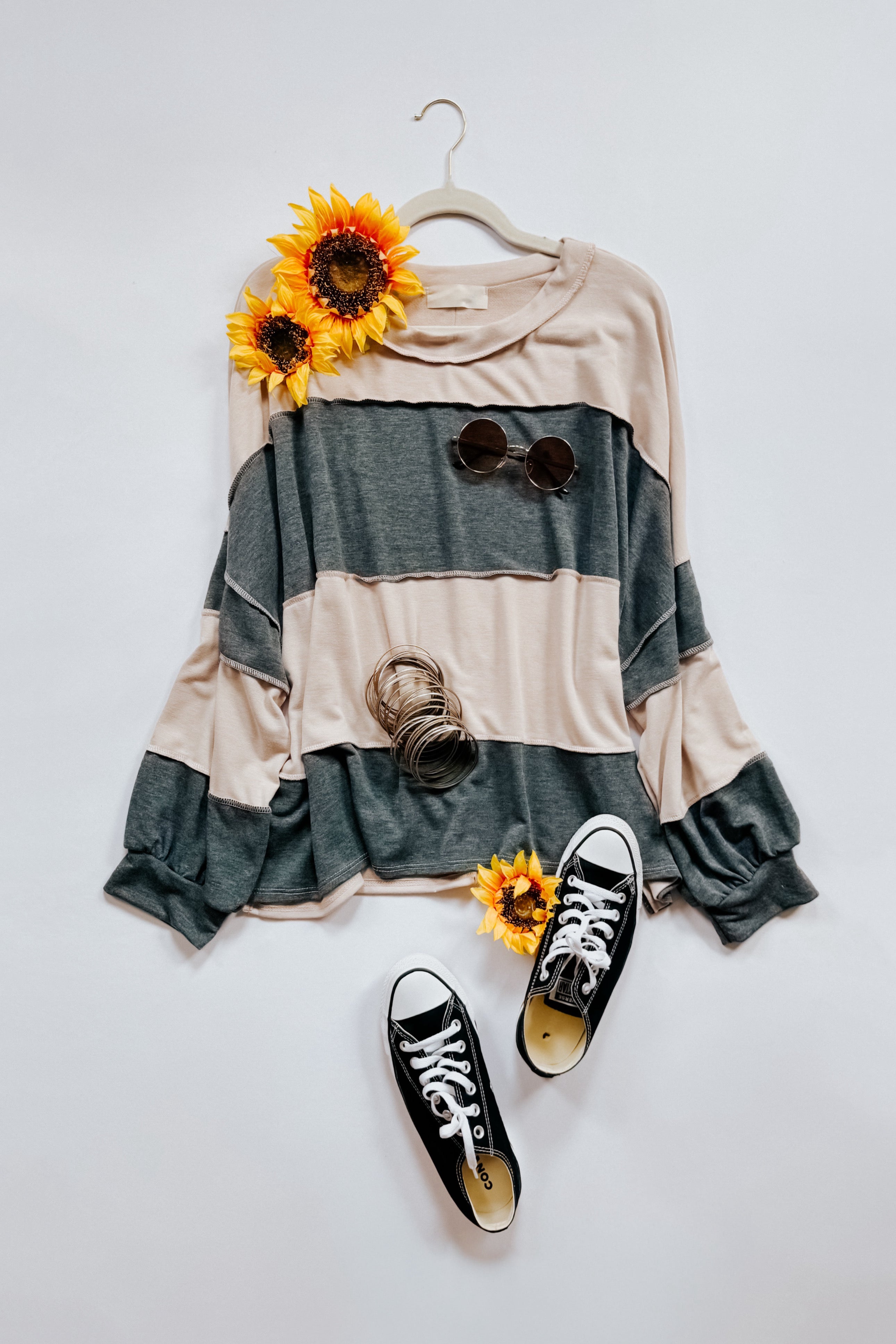 At the Block Party Pullover • Dusty Teal