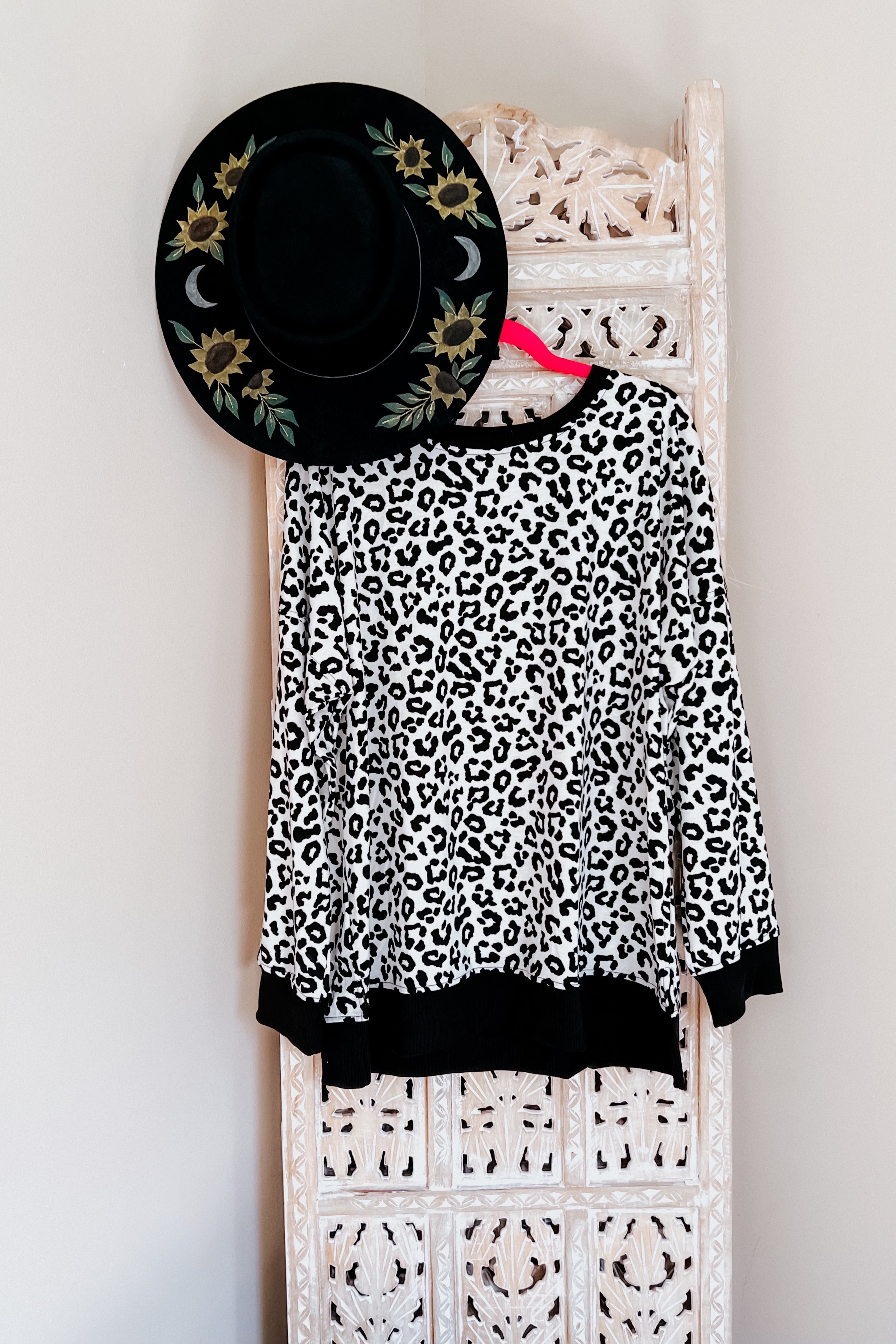Cozy in Cheetah Pullover Sweatshirt