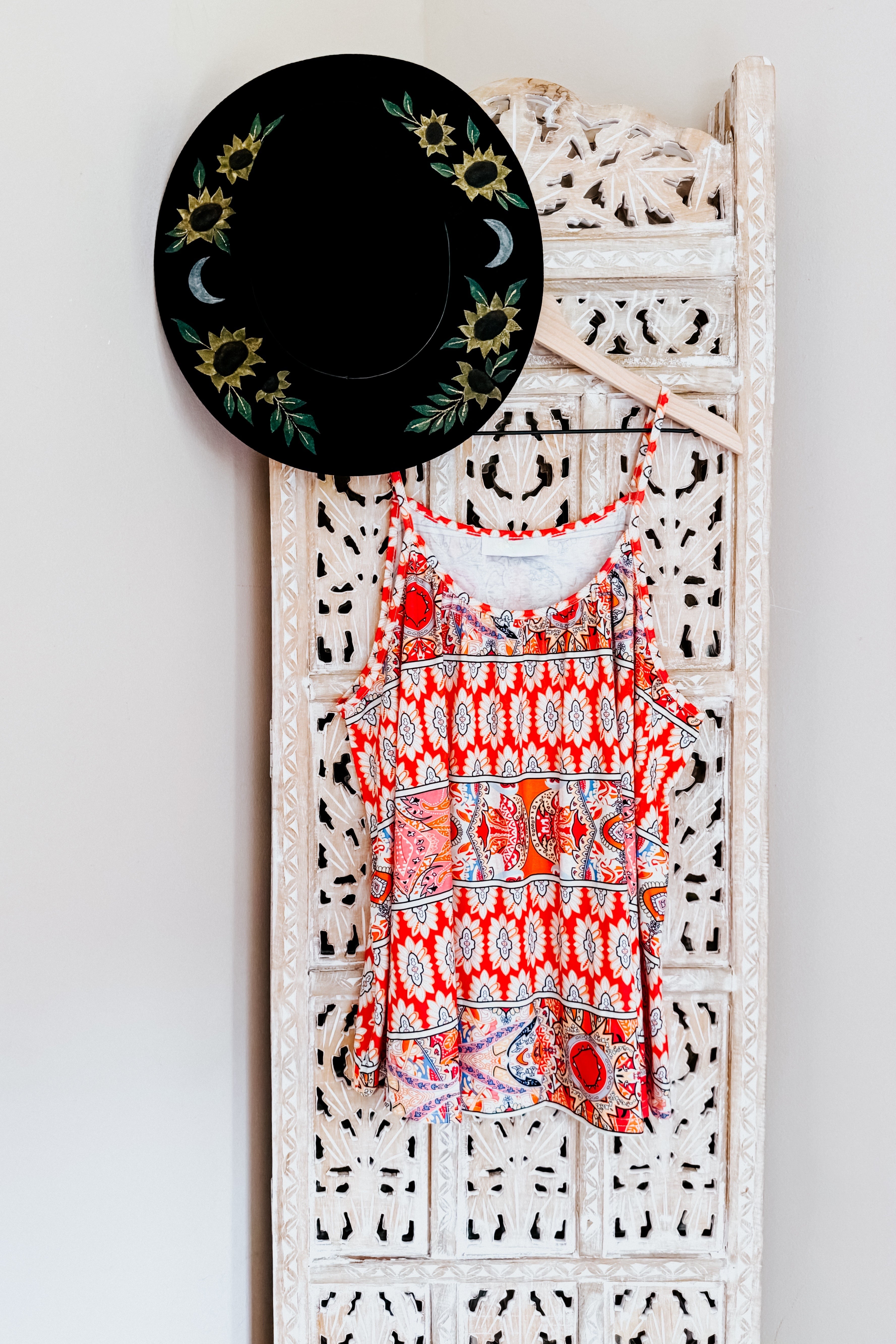 Free Spirited Mixed Print Tank