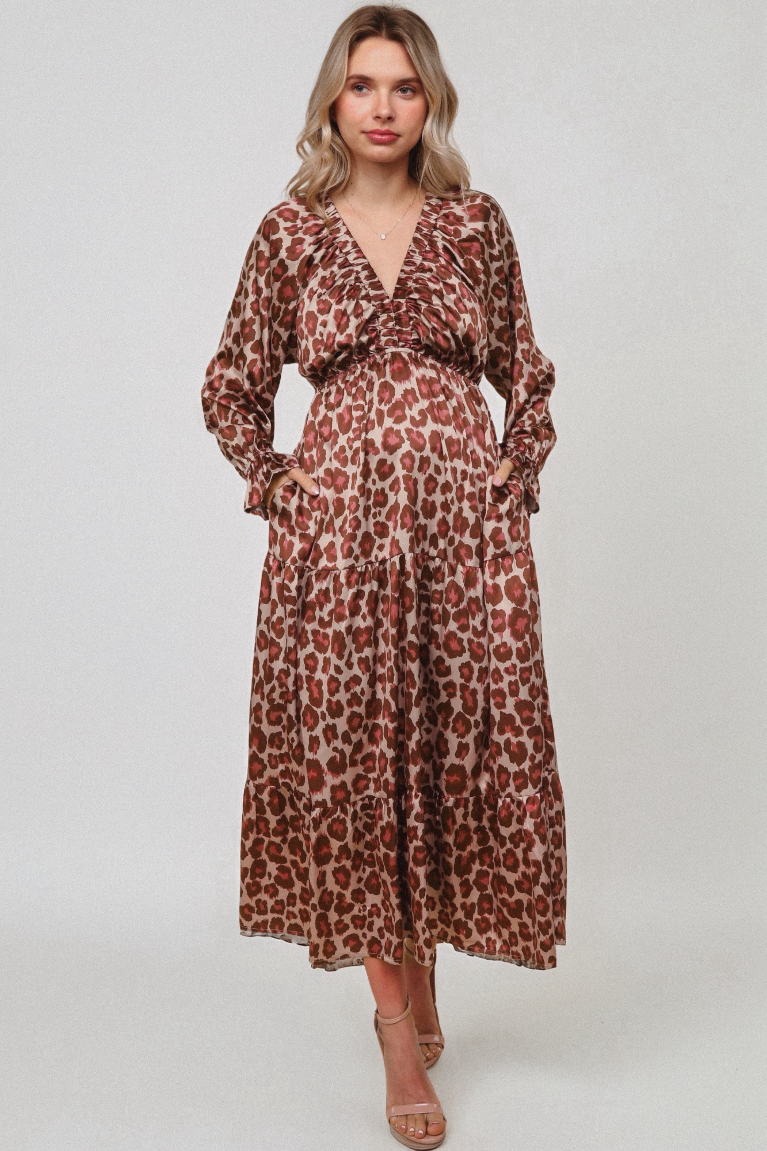Wild Grace Leopard Maxi Dress