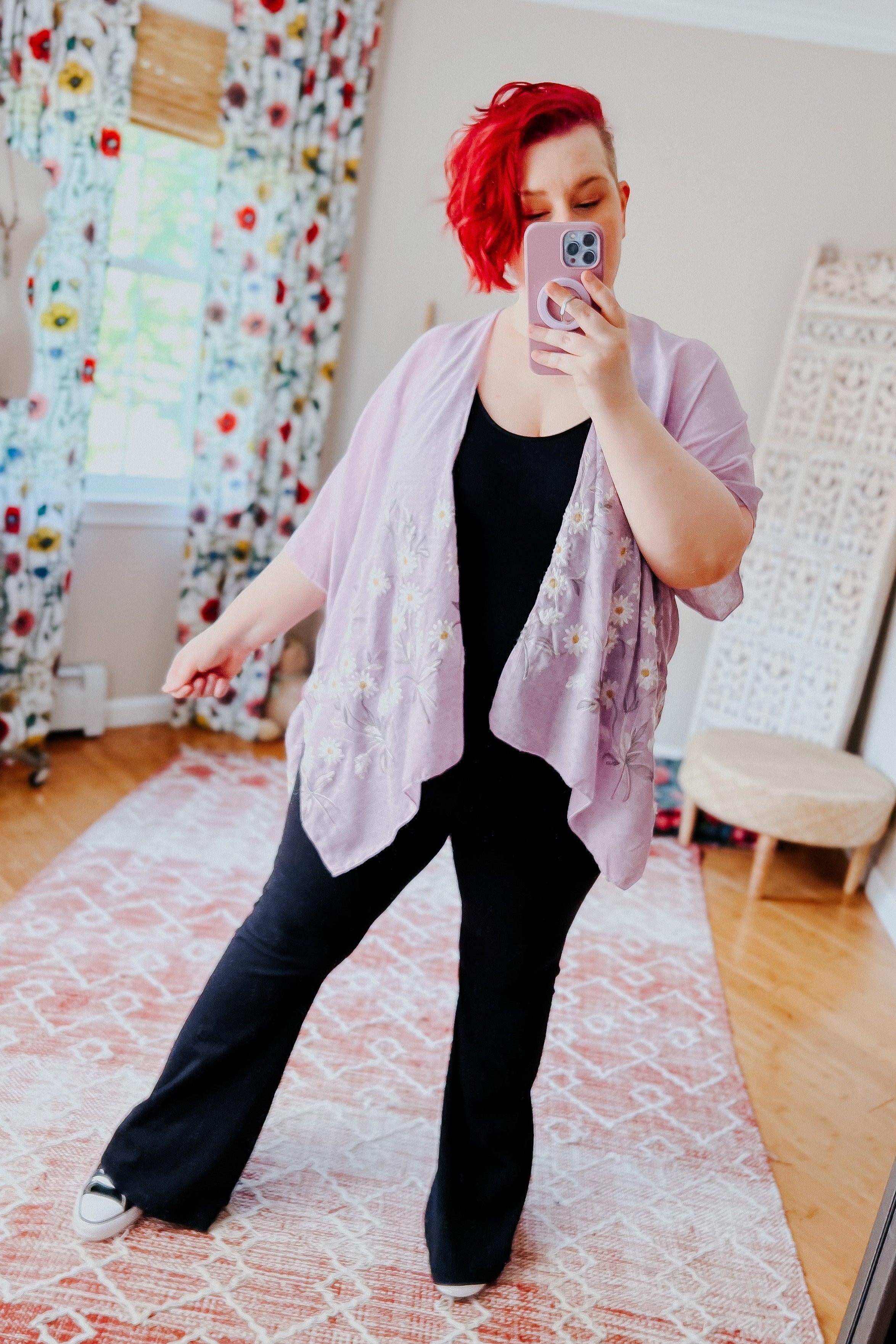 Daisy Mae Kimono Shawl - Atomic Wildflower