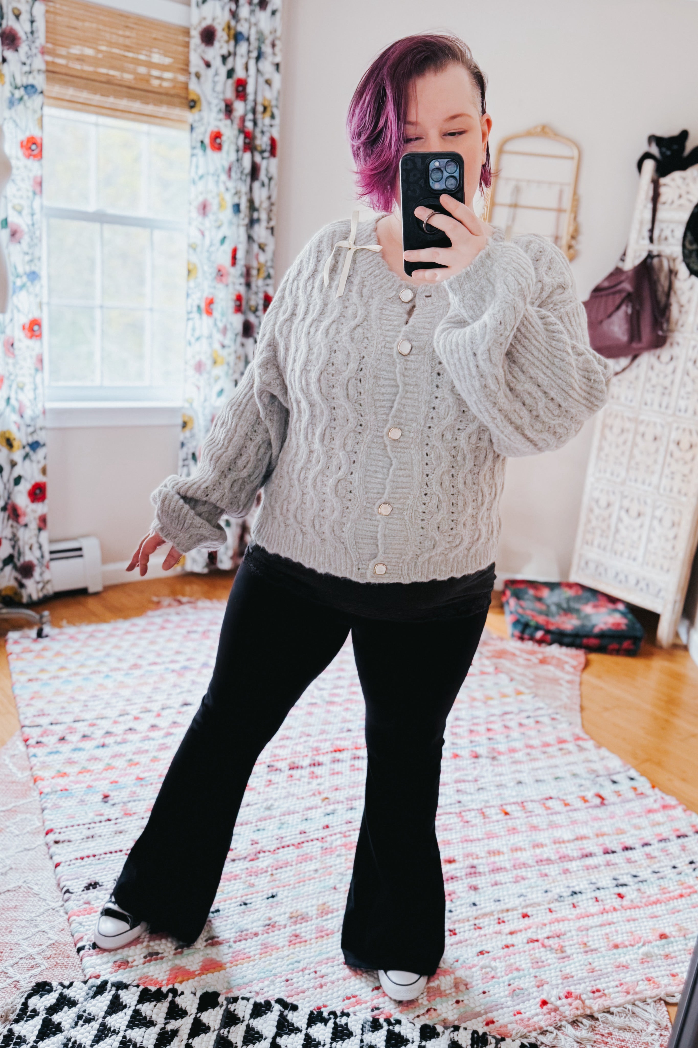 Winter Belle Button Down Sweater