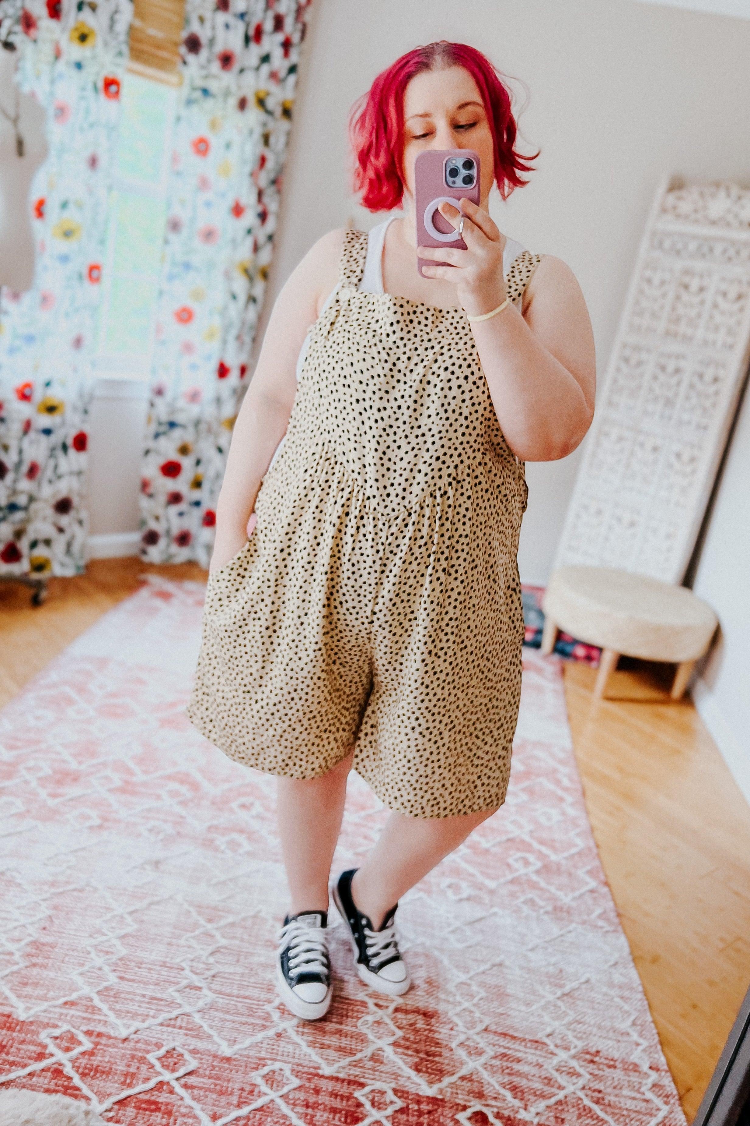My Favorite Spot Overall Romper