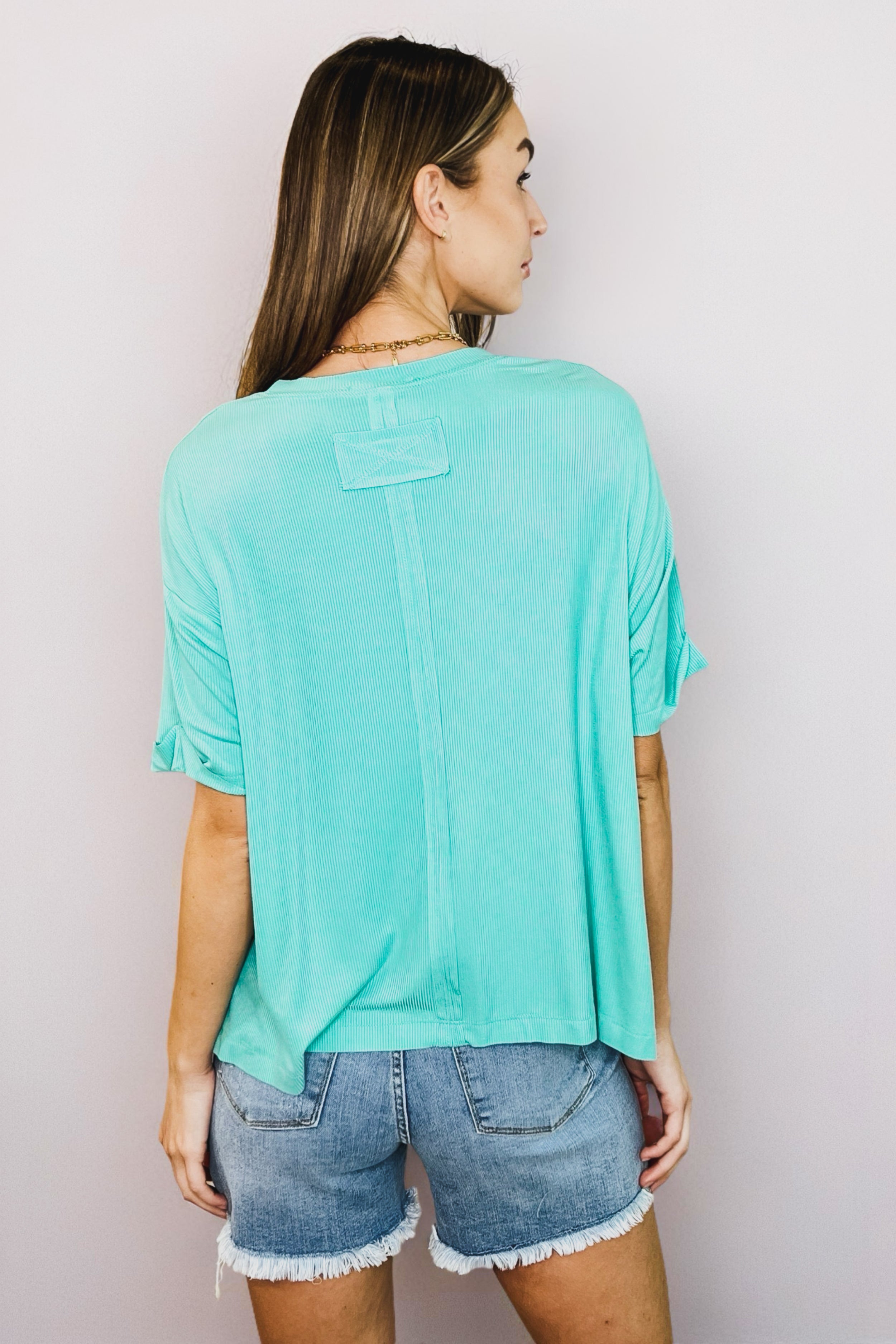 Bare Necessitee Relaxed Tee • Mint
