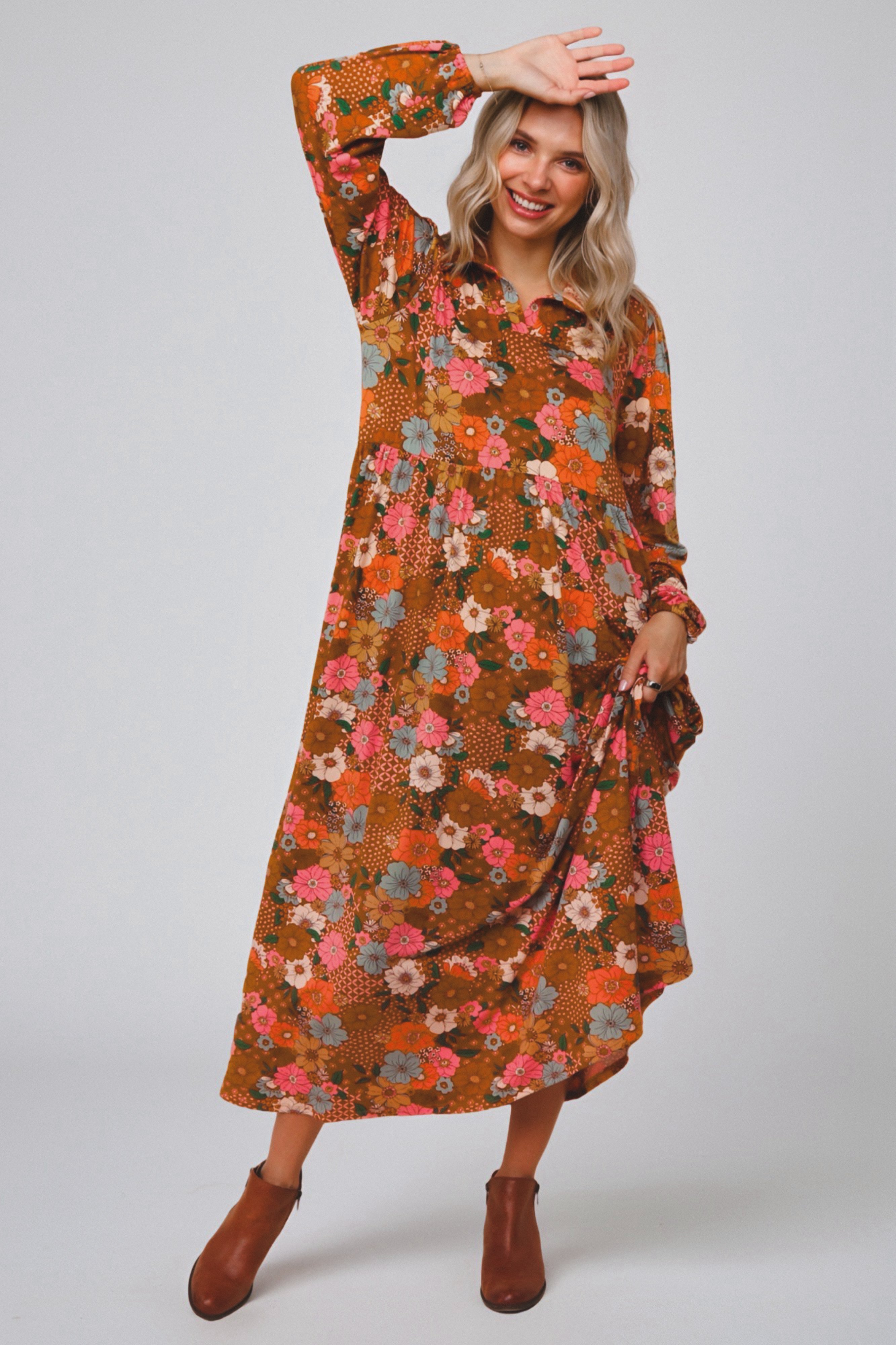 Groovy Garden Maxi Dress
