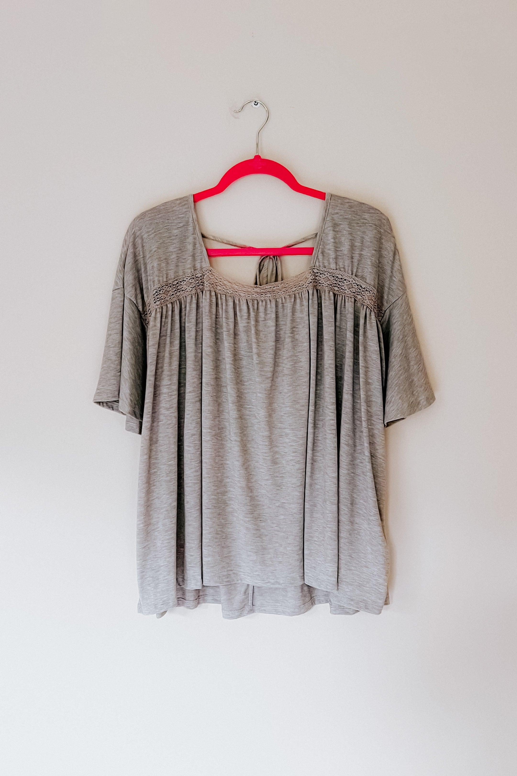 Stay Awhile Crochet Square Neck Top - Atomic Wildflower