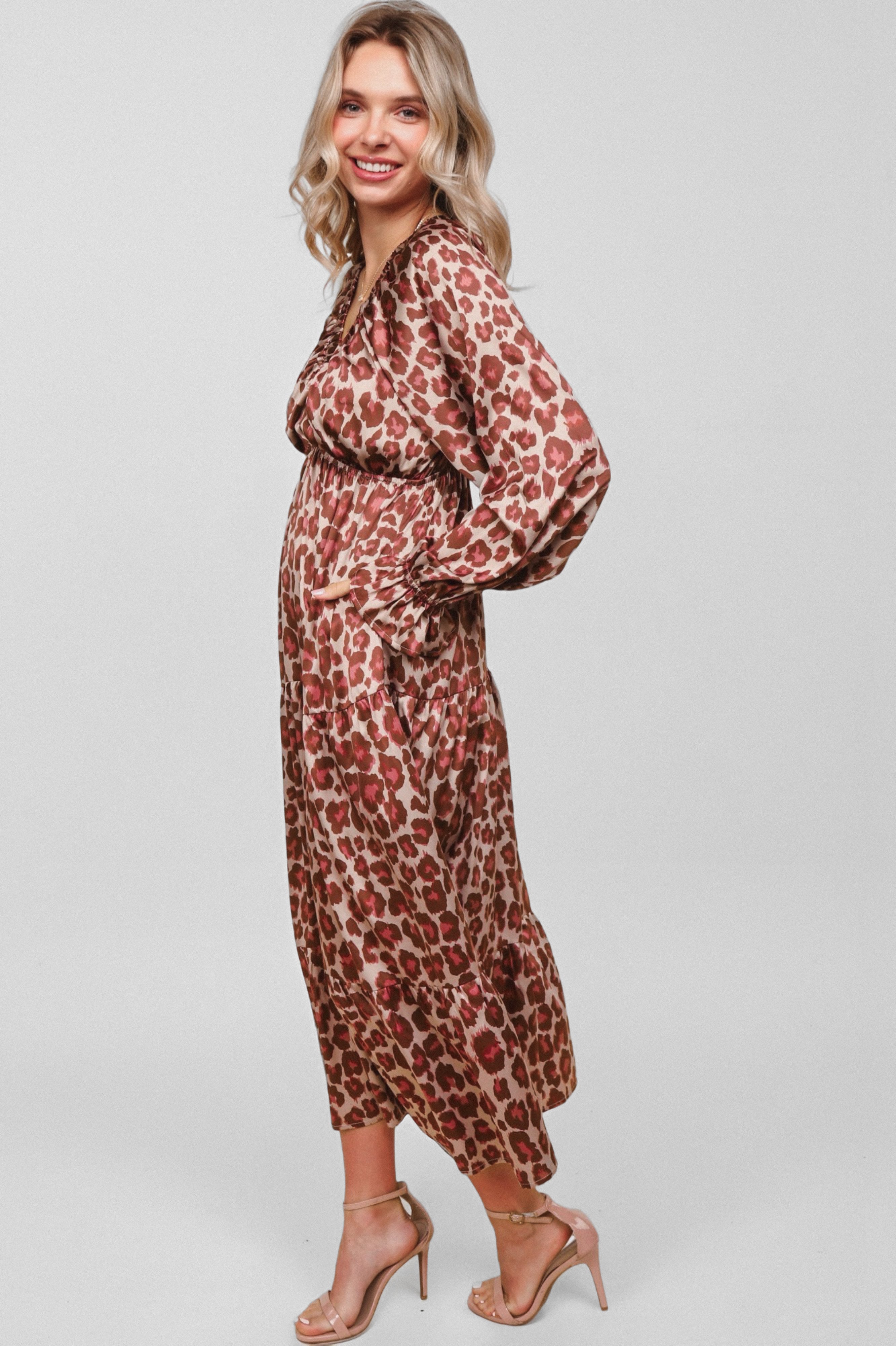 Wild Grace Leopard Maxi Dress
