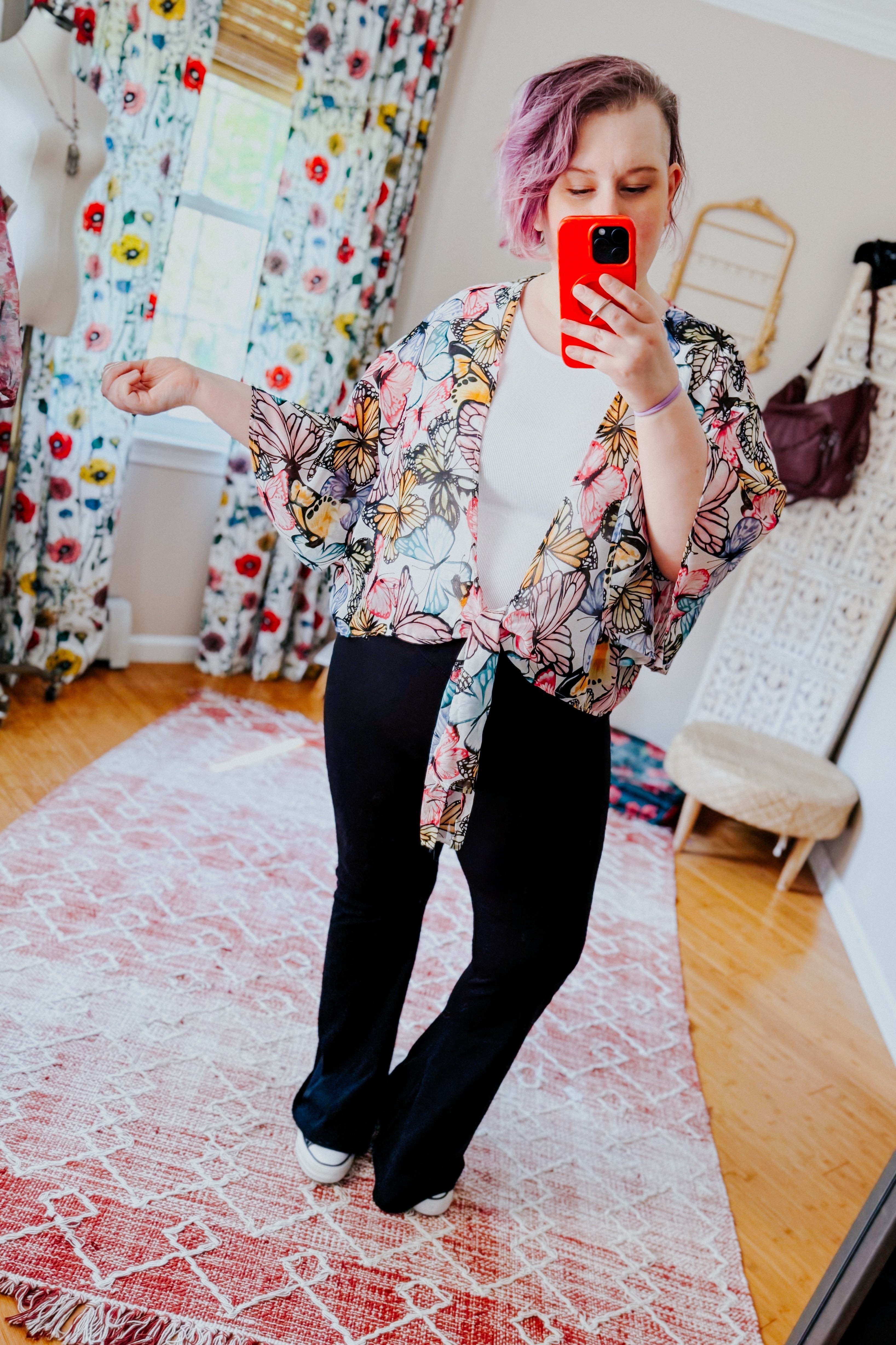 My Darling Valentina Front Tie Blouse