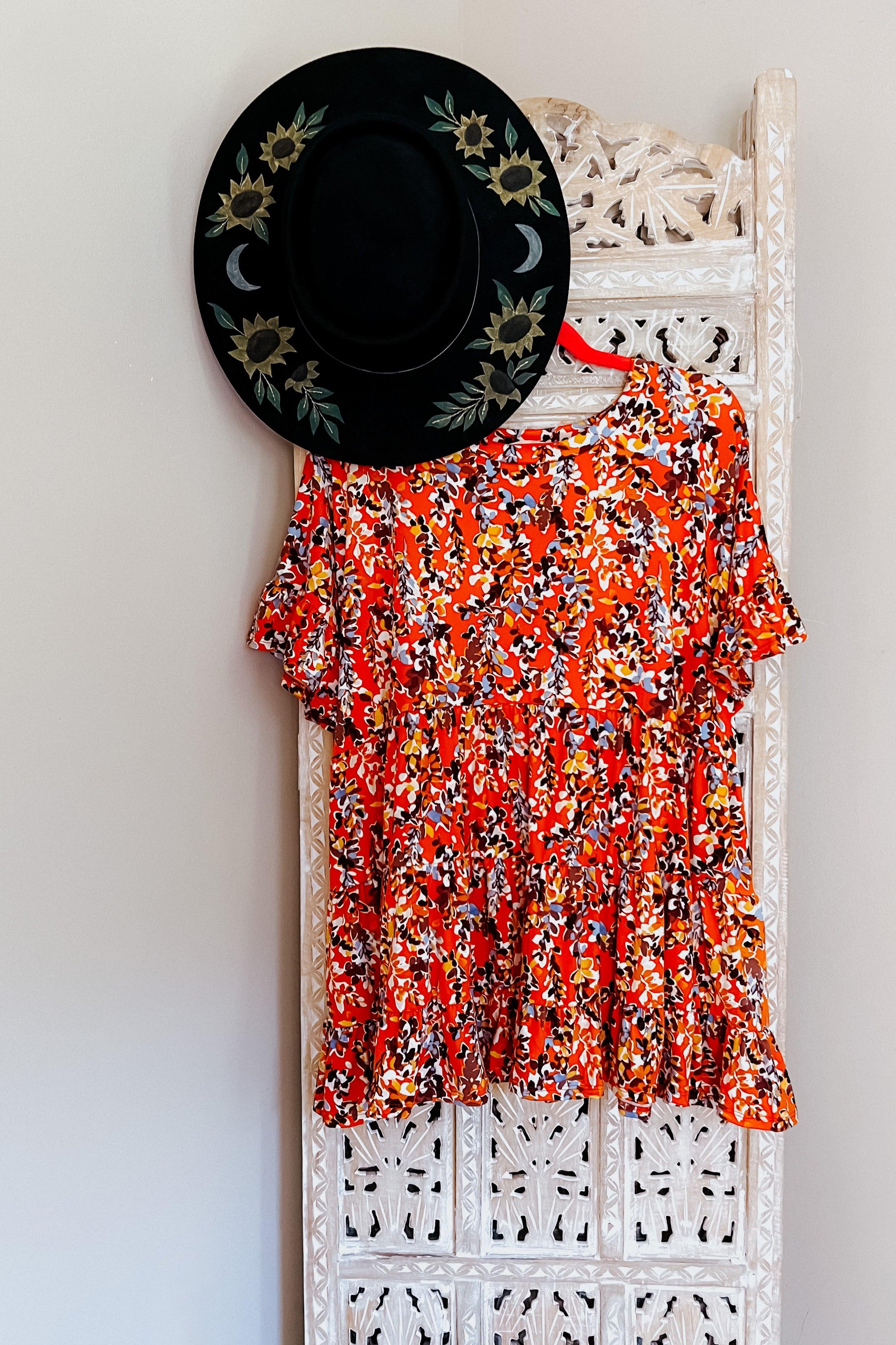 Beautiful World Tiered Swing Top • Rust - Atomic Wildflower