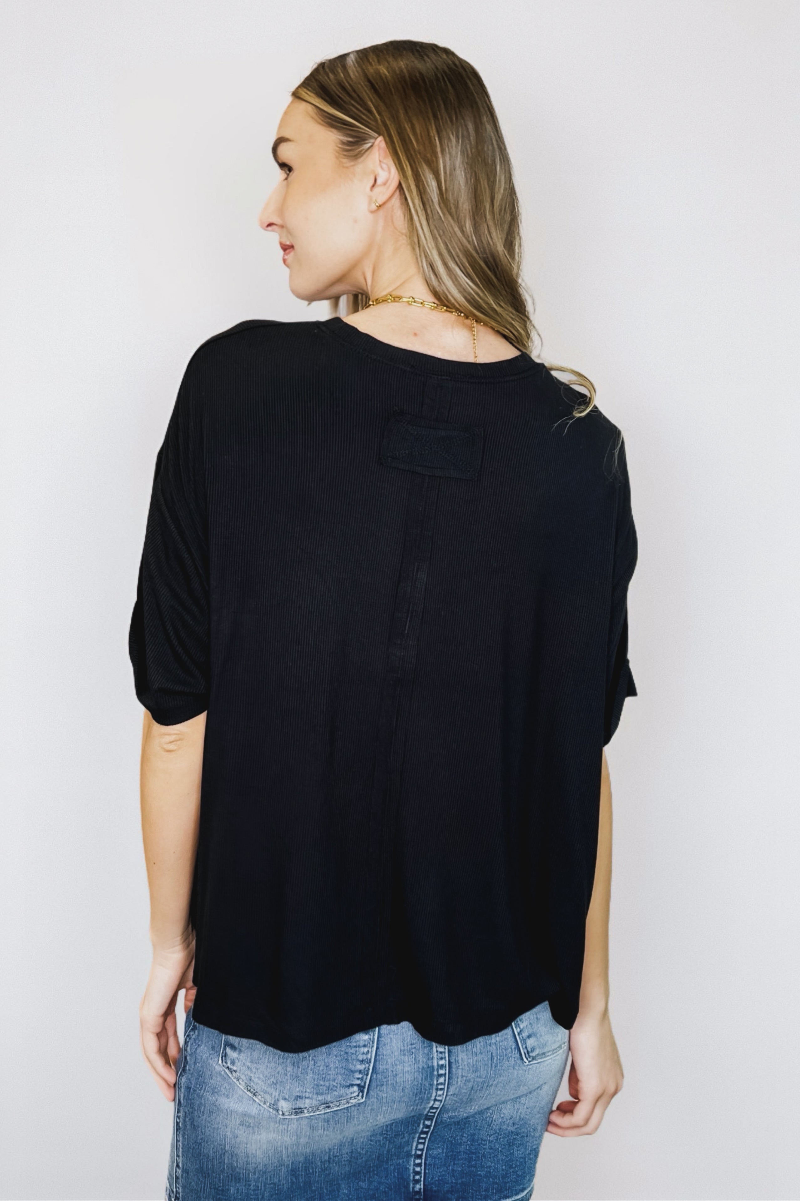 Bare Necessitee Relaxed Tee • Black