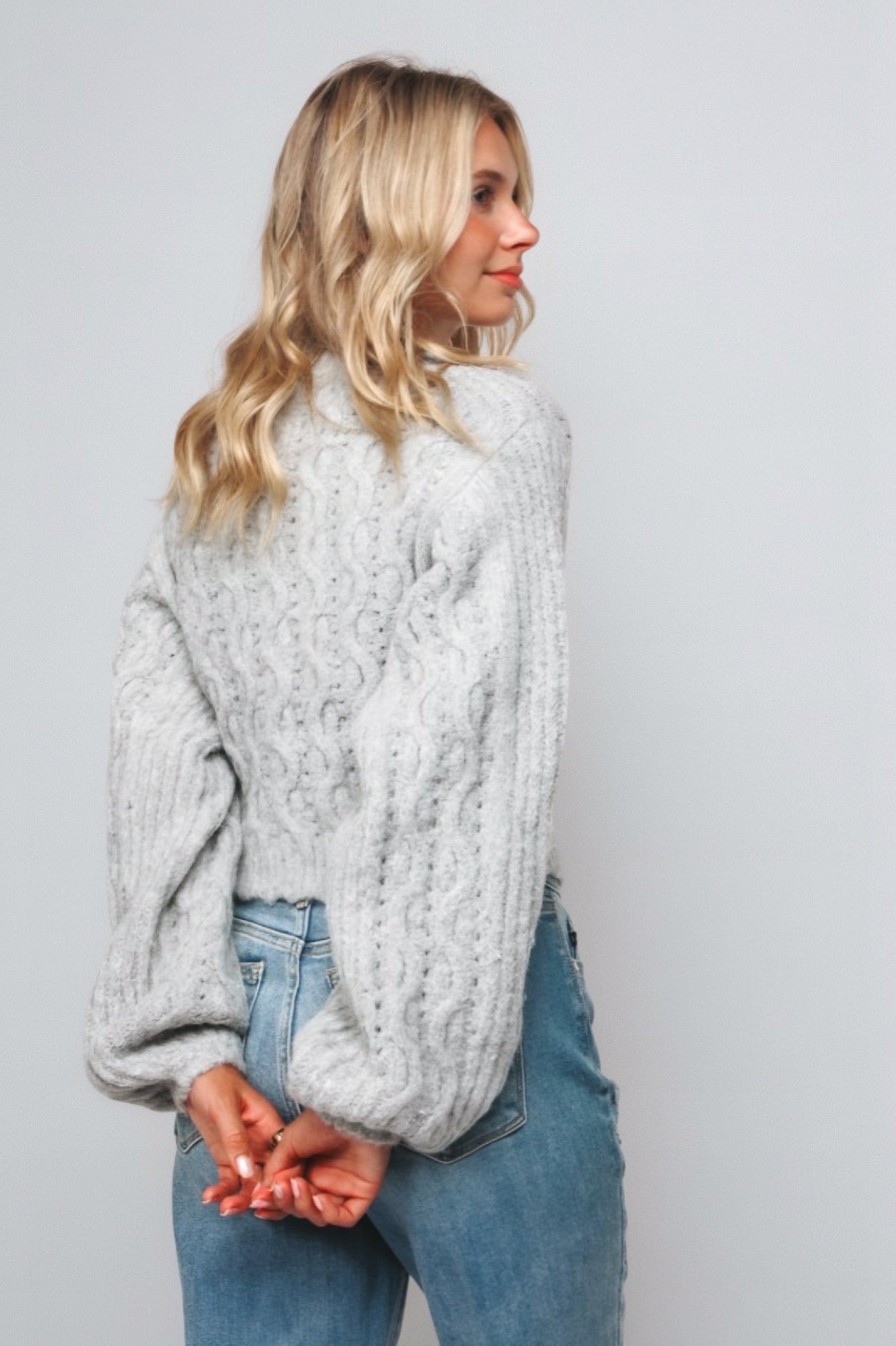 Winter Belle Button Down Sweater