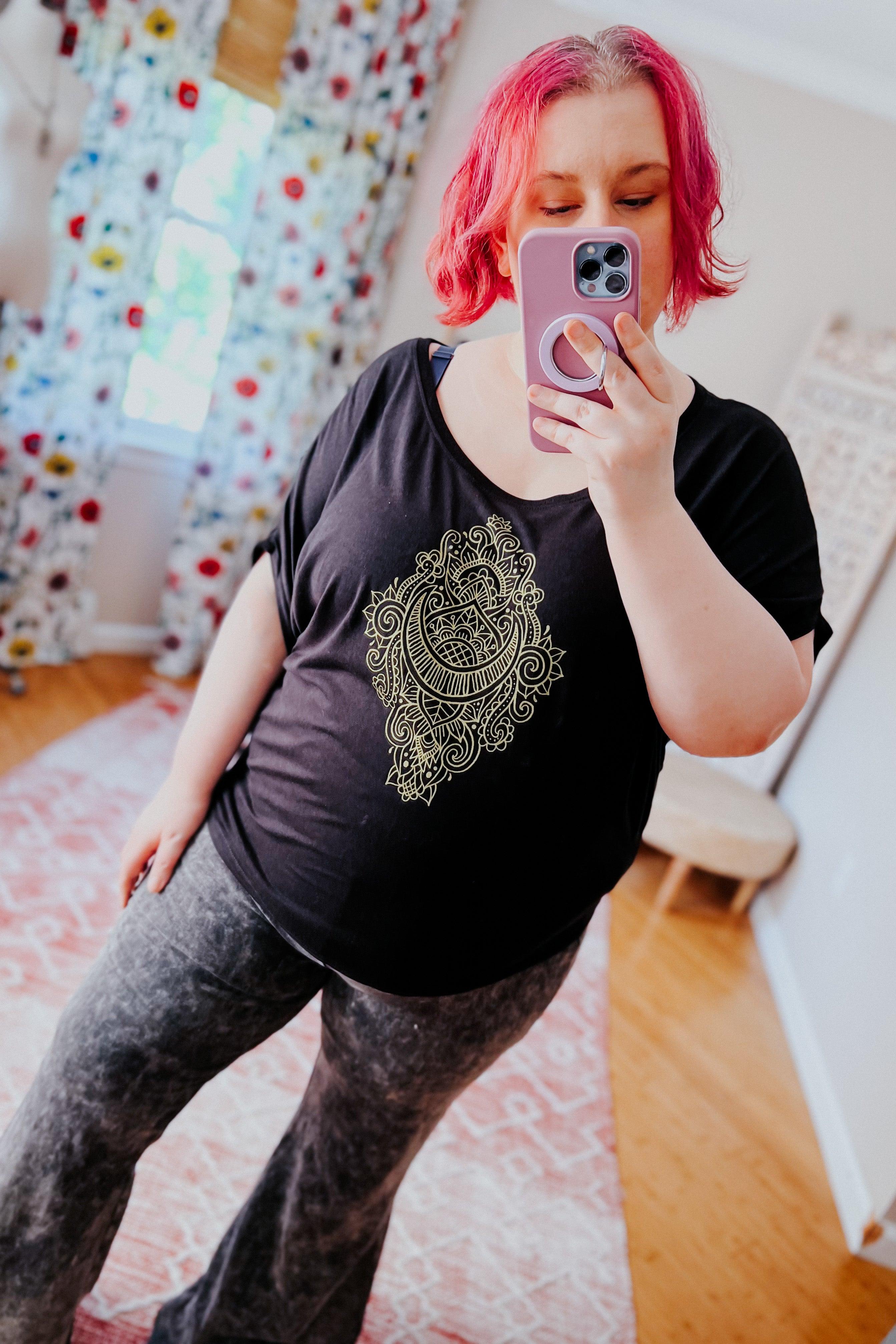 Moon Magic Bamboo Dolman Top - Atomic Wildflower