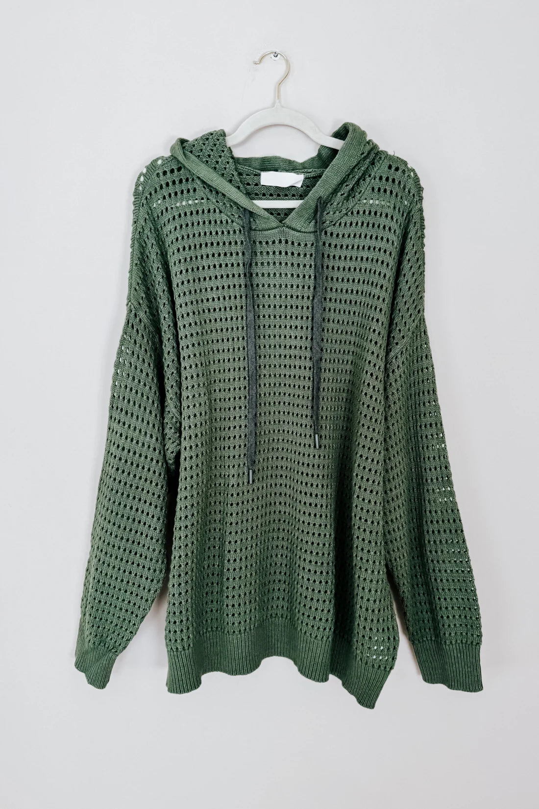 What a Catch Open Weave Pullover