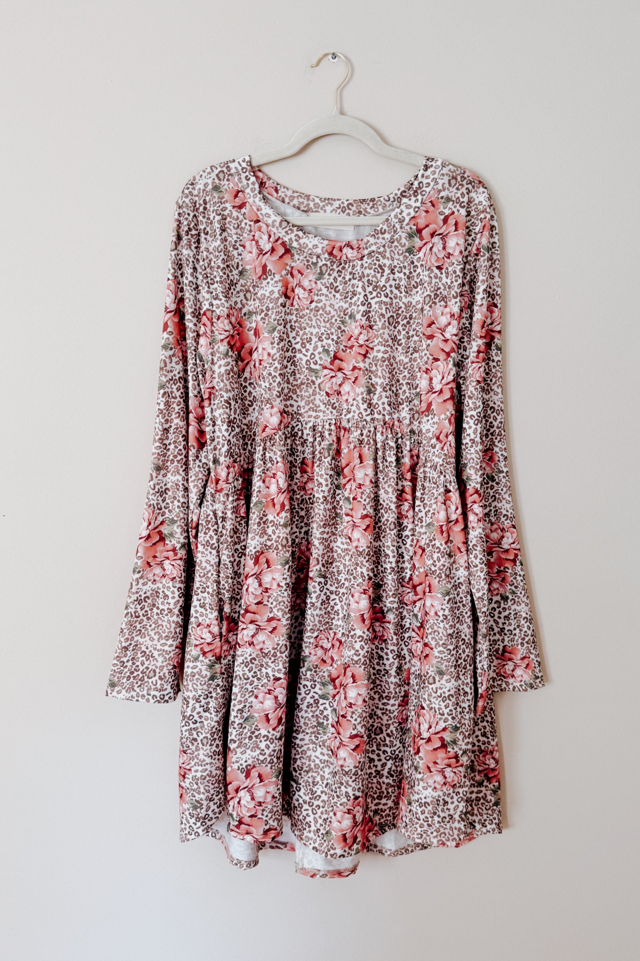 Sweet & Spotted Rose Babydoll Tunic Dress