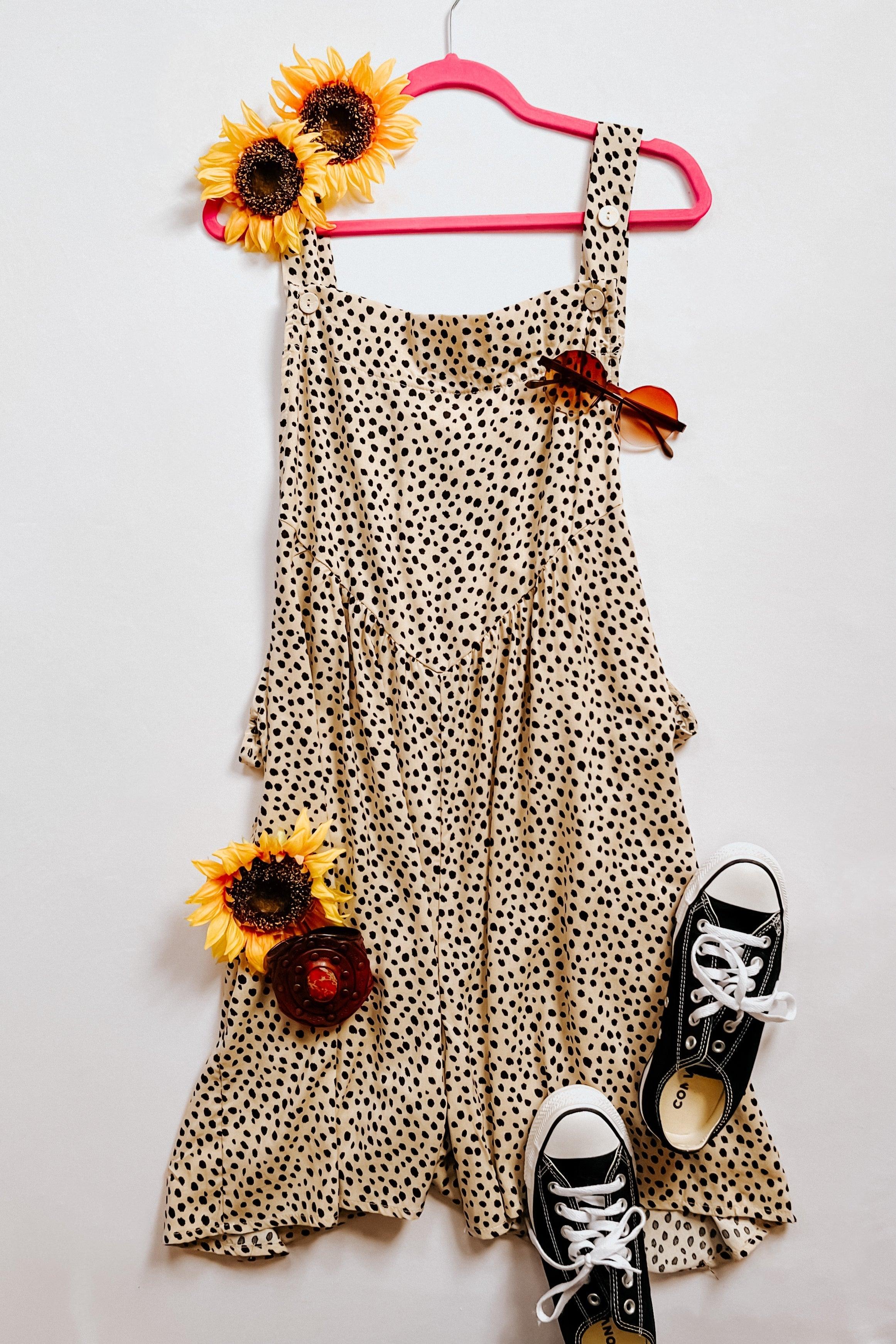 My Favorite Spot Overall Romper