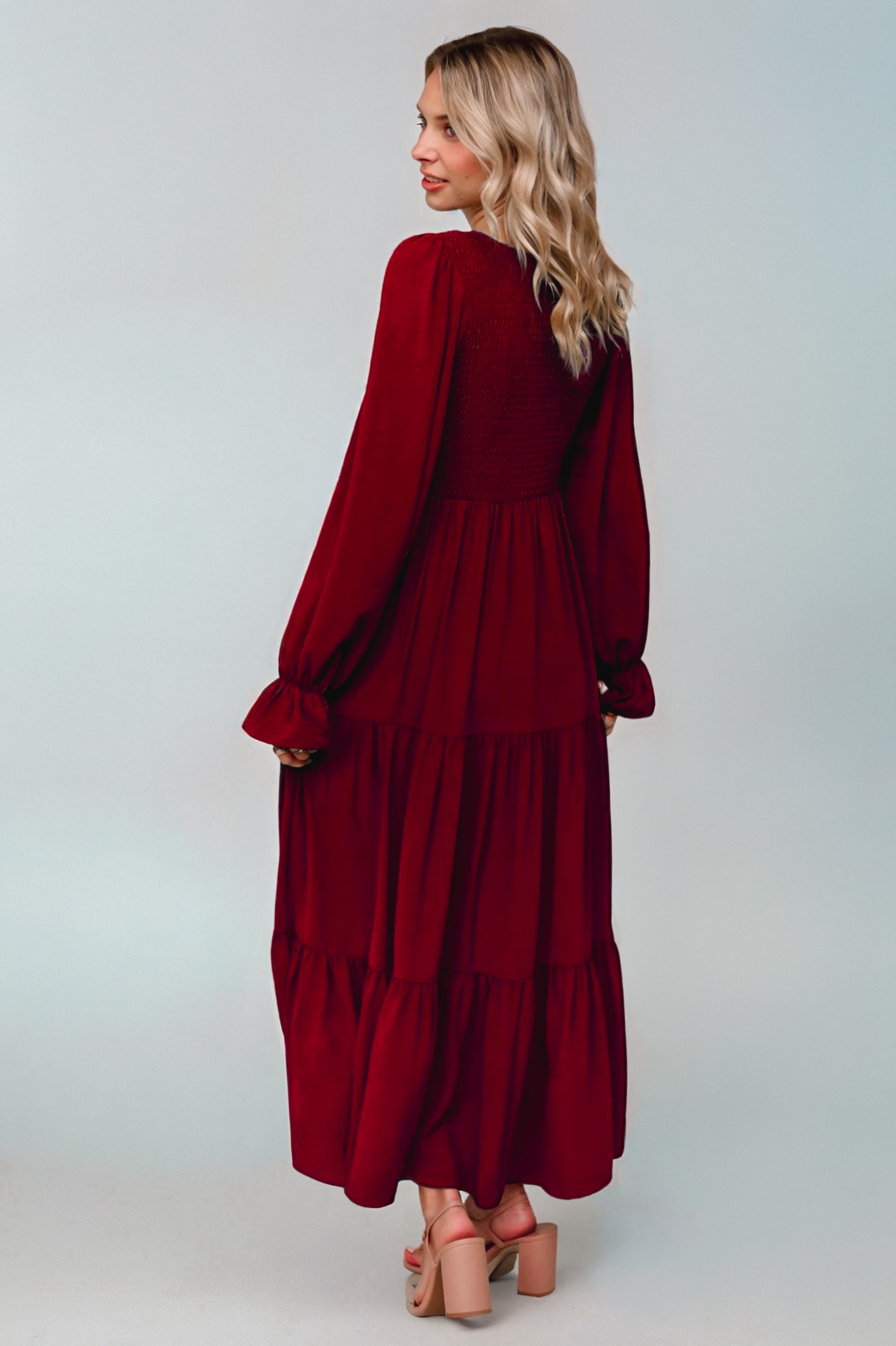 Magic Maxi Dress • Burgundy