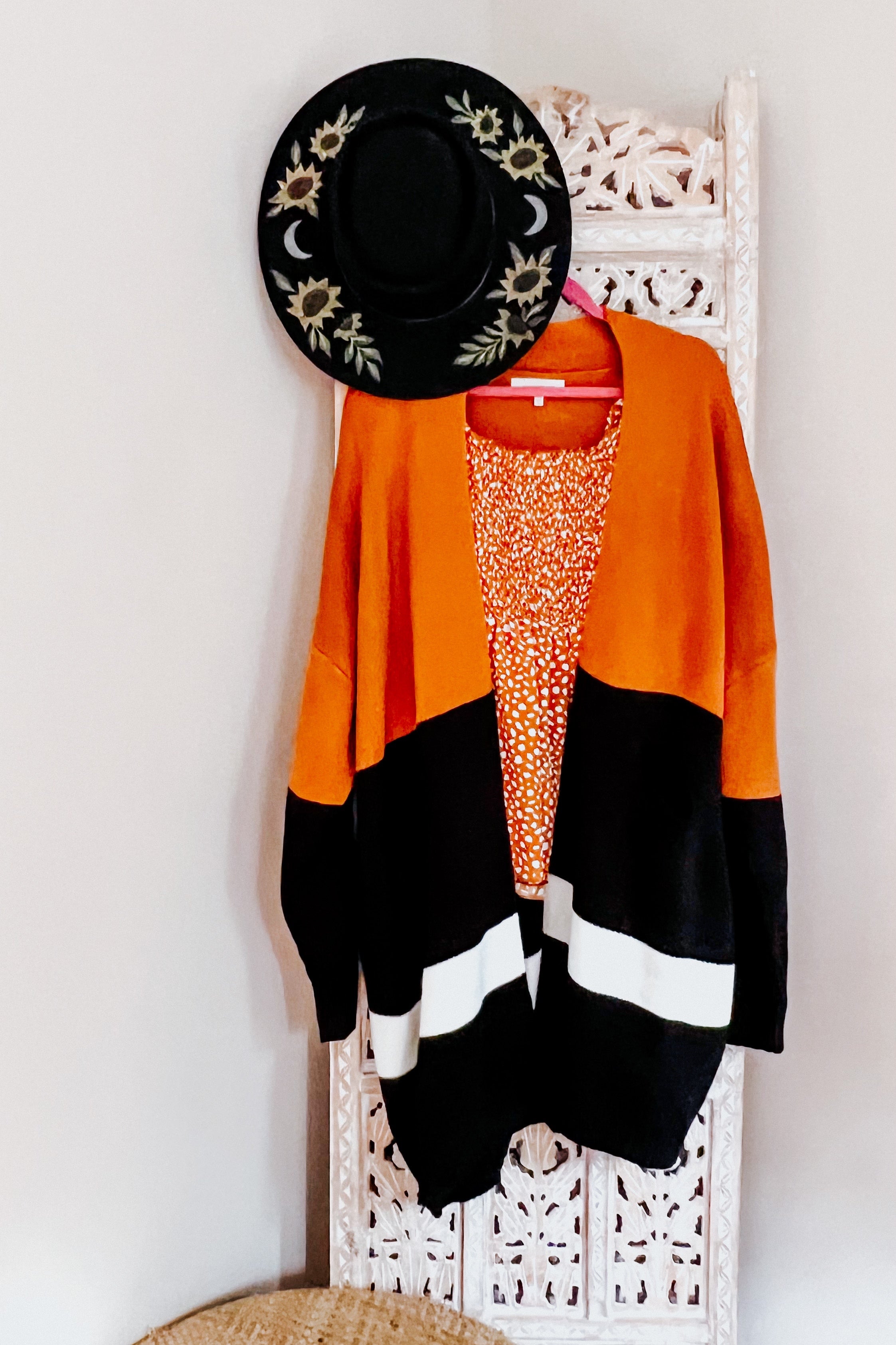 Layer Me Up Color Block Knit Open Cardigan