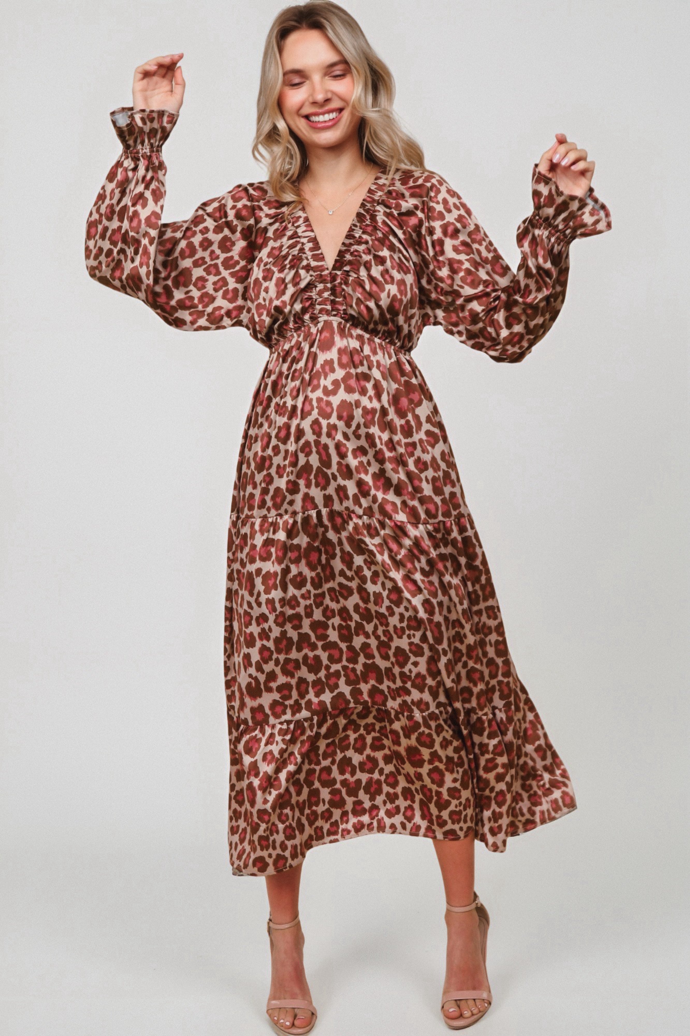 Wild Grace Leopard Maxi Dress