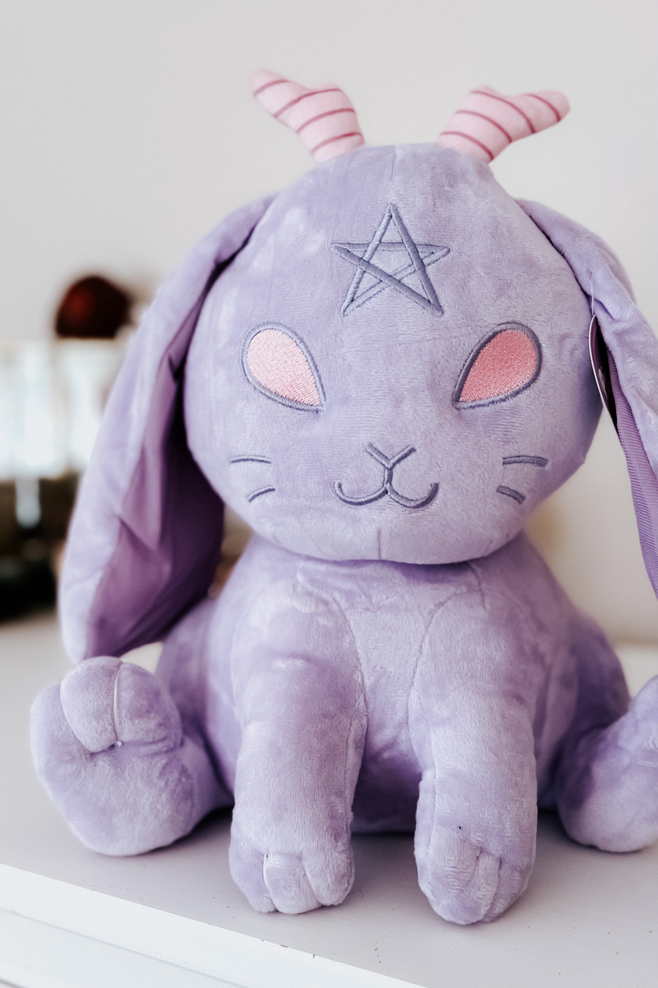 Beelzebun The Witchy Bunny Plushie • Lavender