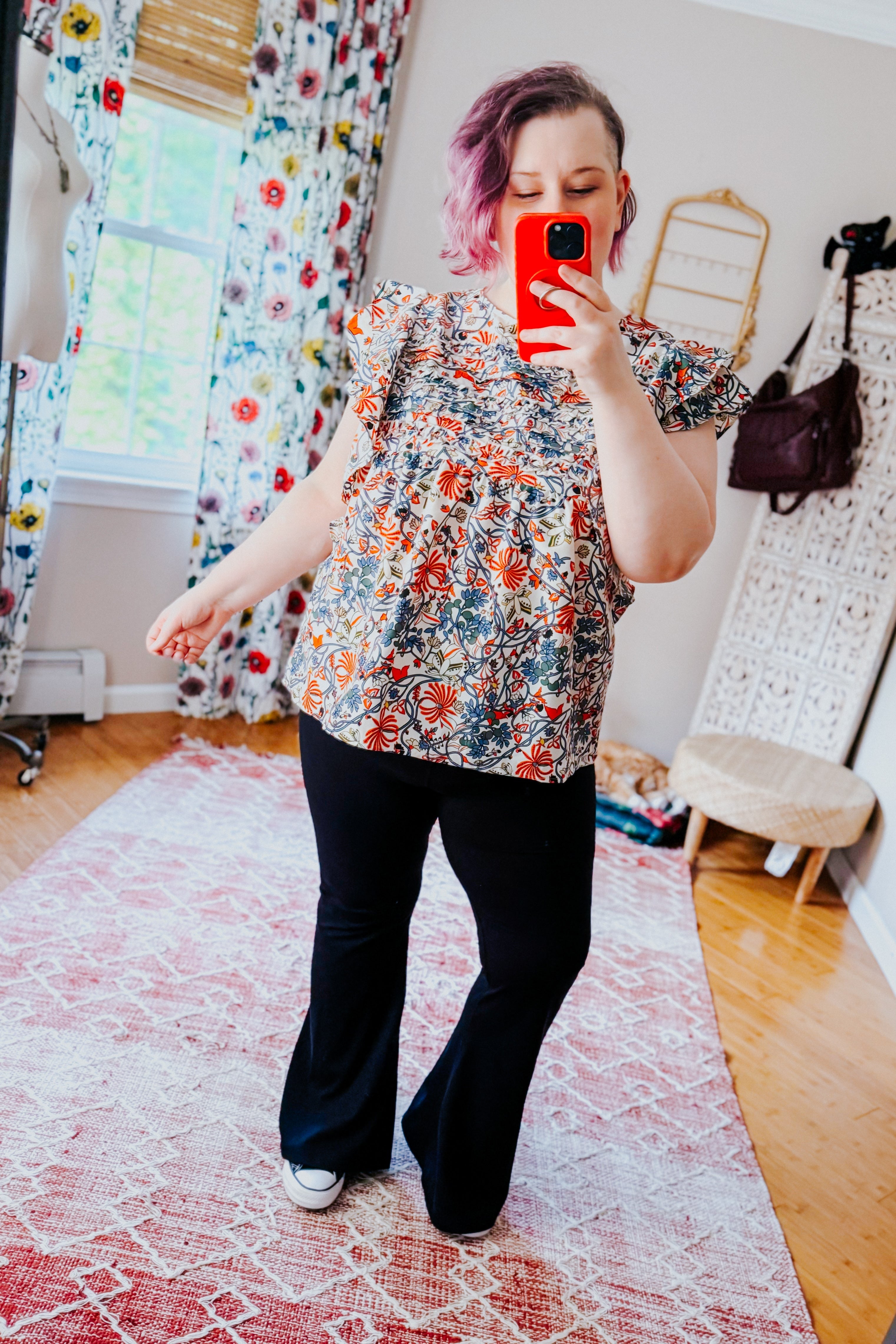 Something Peaceful Flutter Sleeve Blouse