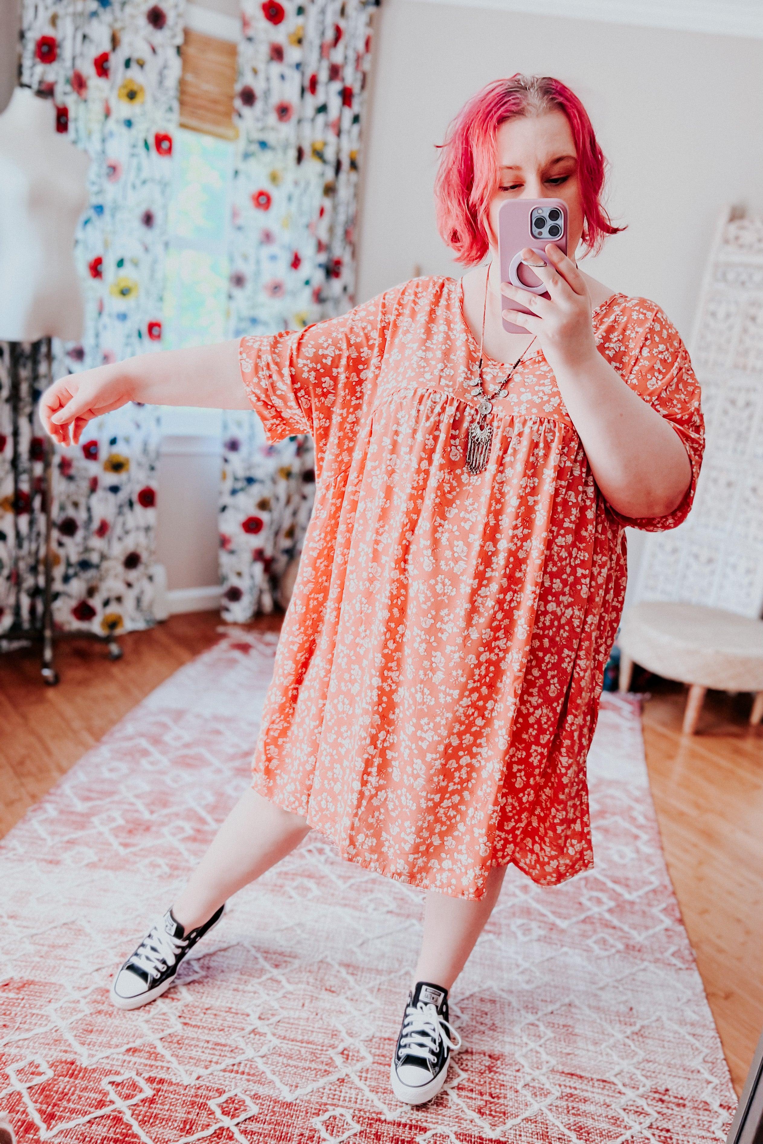 Well This Is Love Floral Dolman Dress